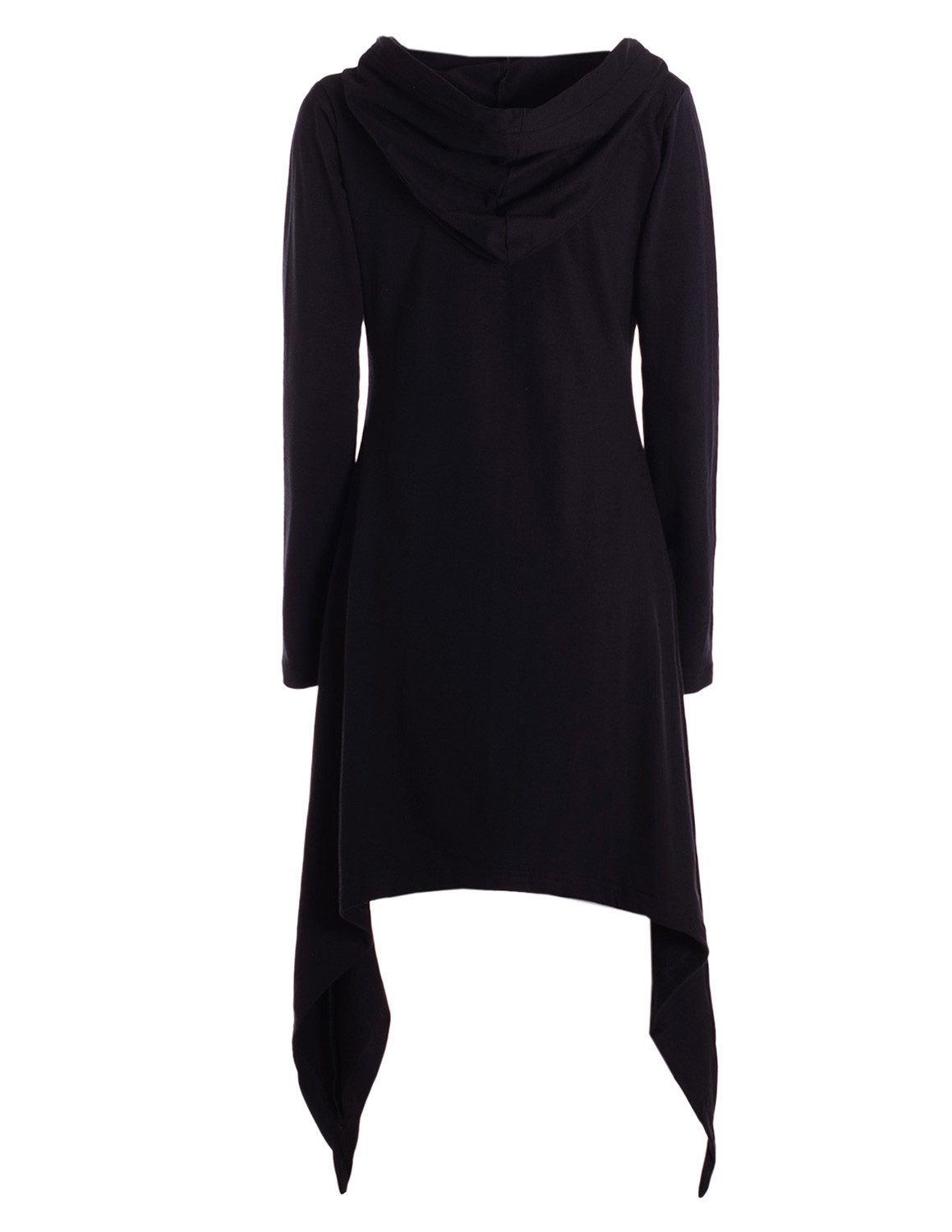 Vishes Langjacke Zipfeljacke Asymmetrischer Boho Cardigan mit Kapuze und Ho günstig online kaufen