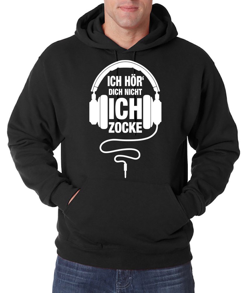 Youth Designz Kapuzenpullover Headset Ich Zocke Herren Hoodie Пуловеры mit Gaming Motiv