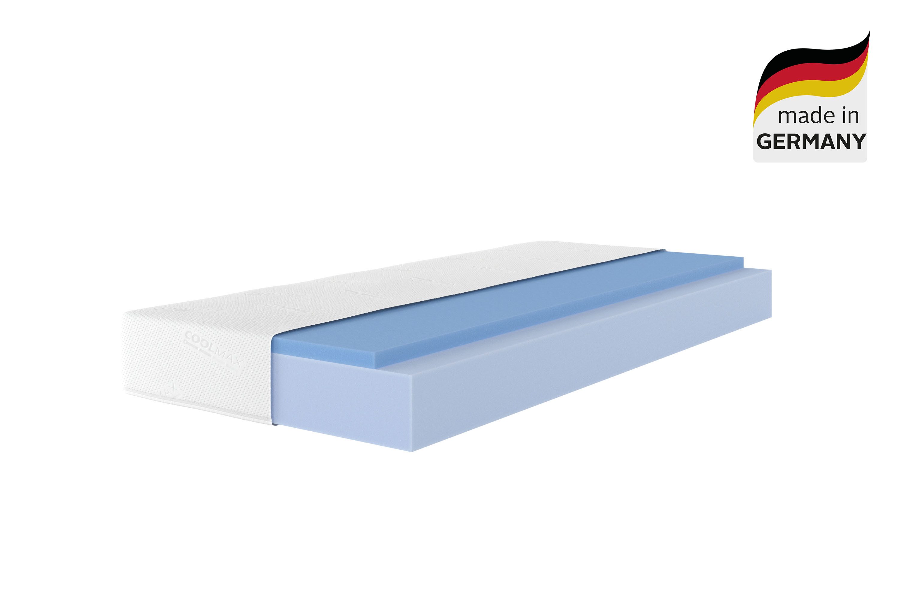 Gelschaummatratze Kniven, Matratze 90x200 cm, 140x200 cm & weitere Größen, OTTO home, 17 cm hoch, Matratze H2-H4, ergonomisch, allergiker geeignet (Hausstauball – Bild 2 von 5