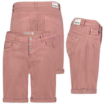 SUBLEVEL Bermudas Sublevel Damen Jeans Shorts Bermuda Kurze Hose Short Denim Stretch