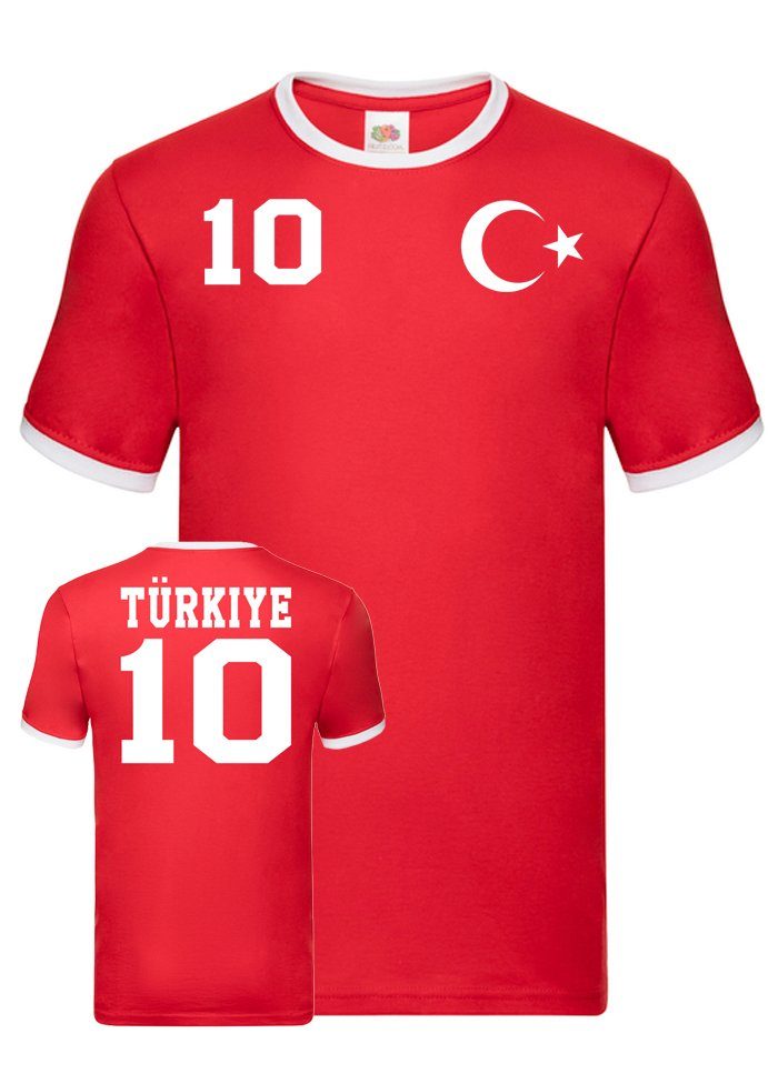 Türkiye EM Europa WM Sport & T-Shirt Blondie Brownie Fußball Meister Trikot Turkey Türkei
