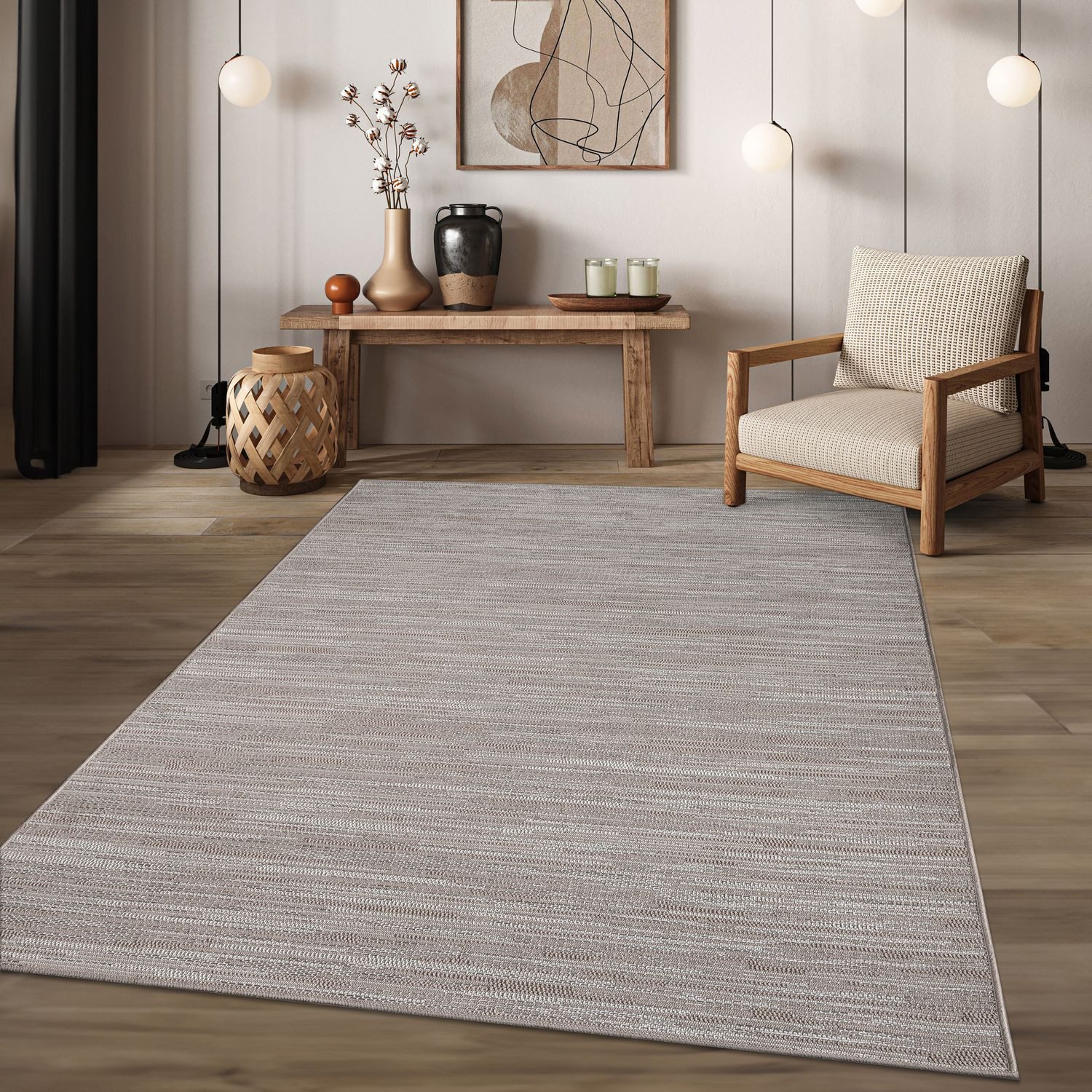 TT Home Teppich, rechteckig, Höhe: 4 mm, Balkon Garten Wohnzimmer Boho Desi günstig online kaufen