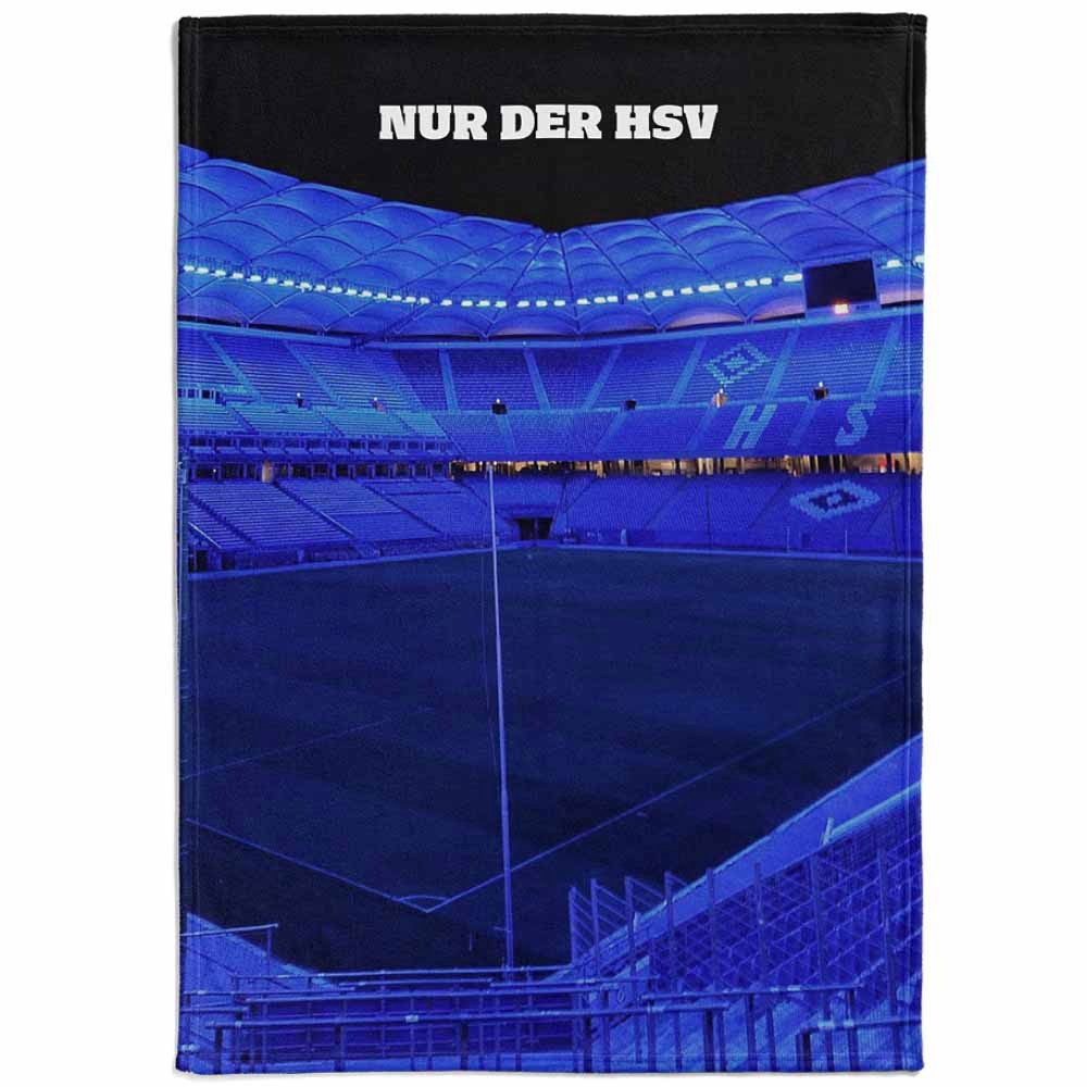 HSV Kunstfaserbettdecke HSV Flanellfleecedecke Stadion