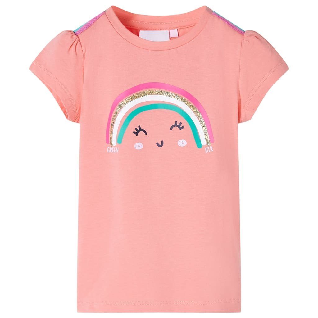 T-Shirt Kinder-T-Shirt Korallenrosa 104