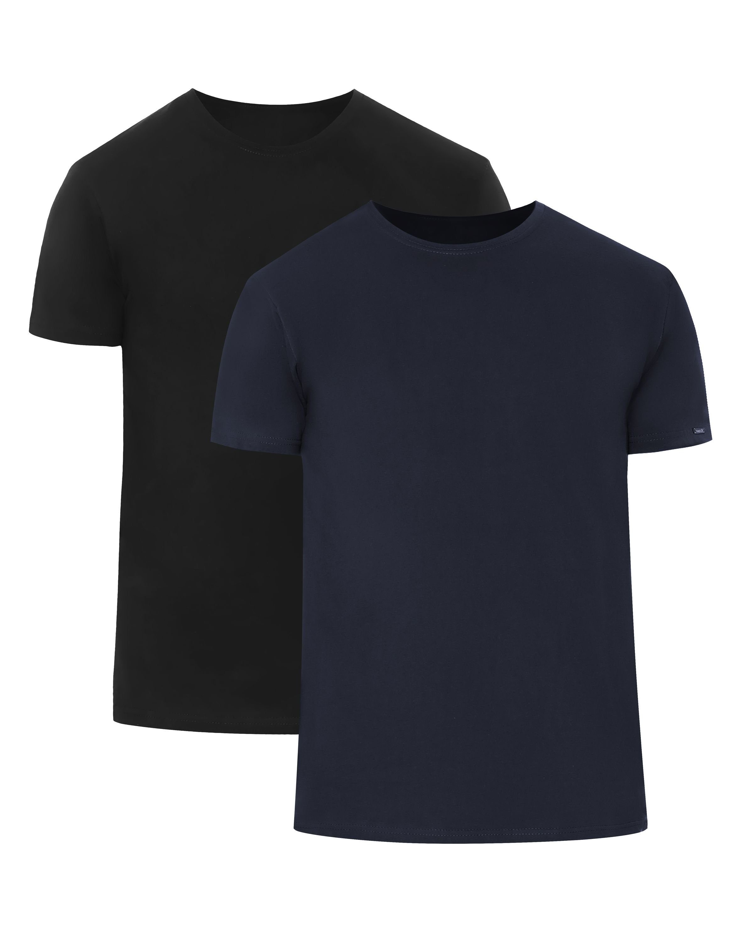 Cornette T-Shirt Herren T-Shirts mit U-Ausschnitt günstig online kaufen