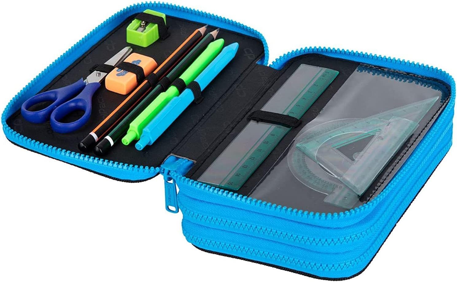 Thumbnail - GOLDKIDS Federmäppchen COOLPACK XXL Federtasche, (Federmappe 44-teilig, 1-tlg., gefüllte Schüleretui 3-stöckig 20 x 13,5...