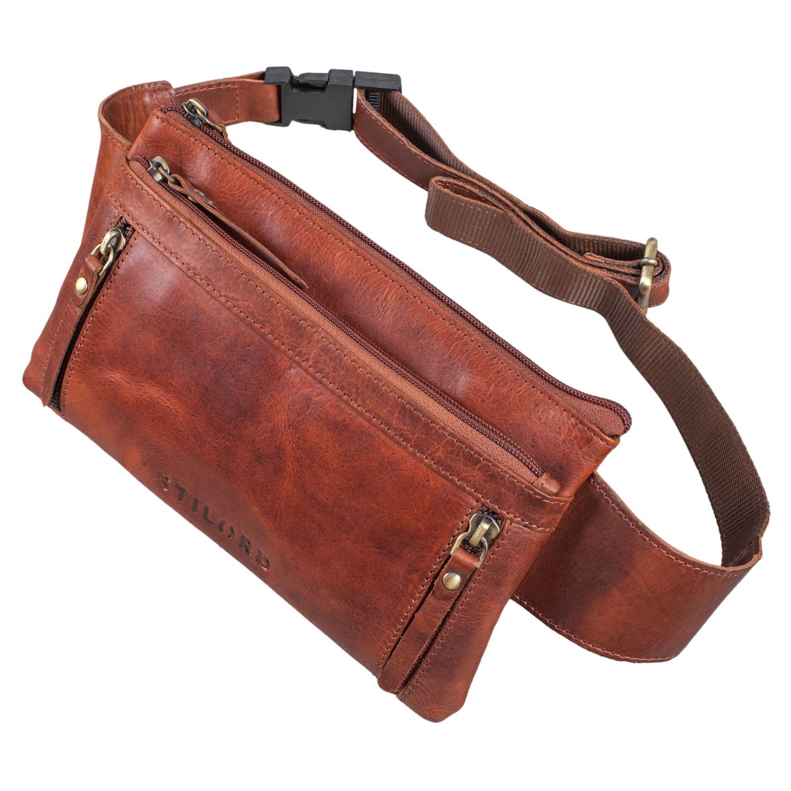 STILORD Bauchtasche "Skye" Bauchtasche Vintage Leder
