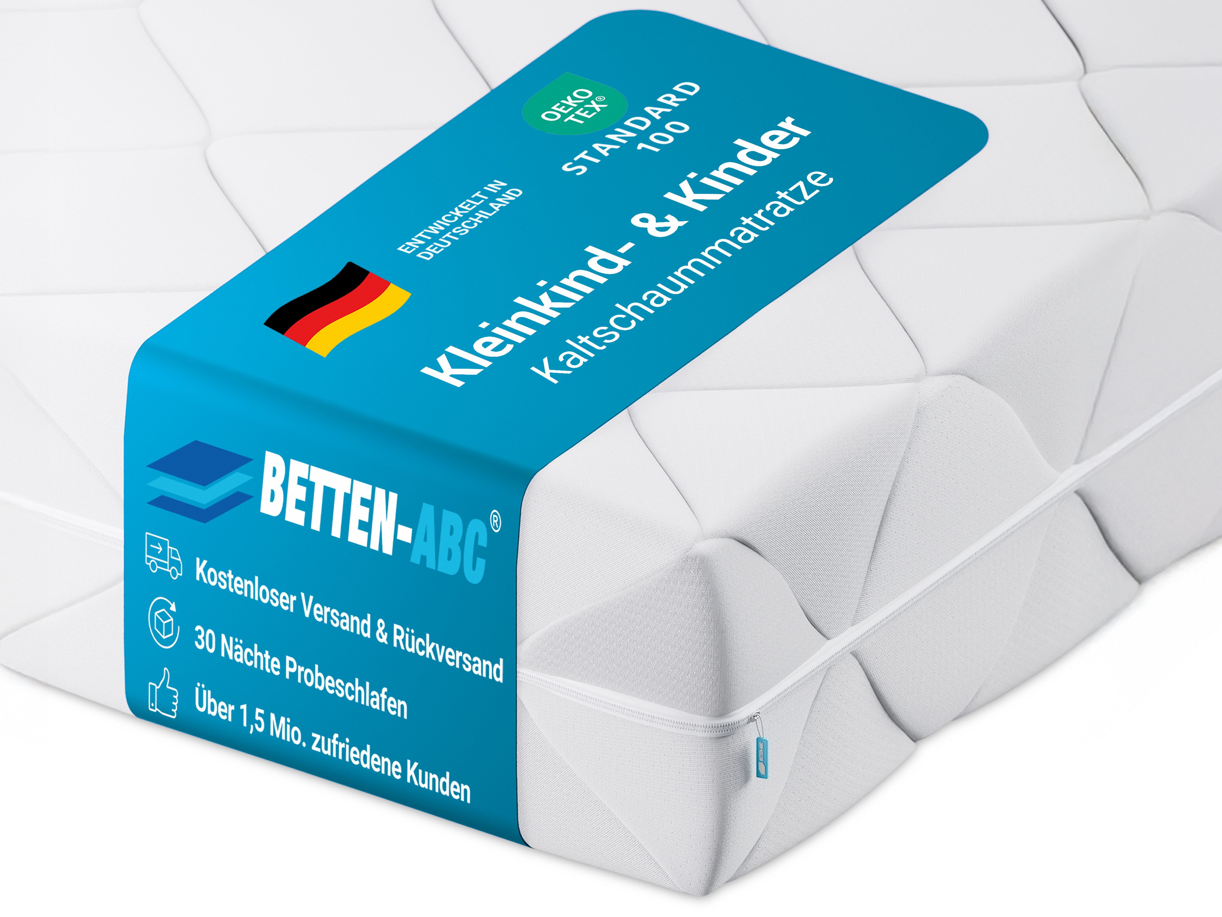 Kindermatratze Betten-ABC Bambini - mit waschbarem Bezug, Betten-ABC, 12 cm günstig online kaufen