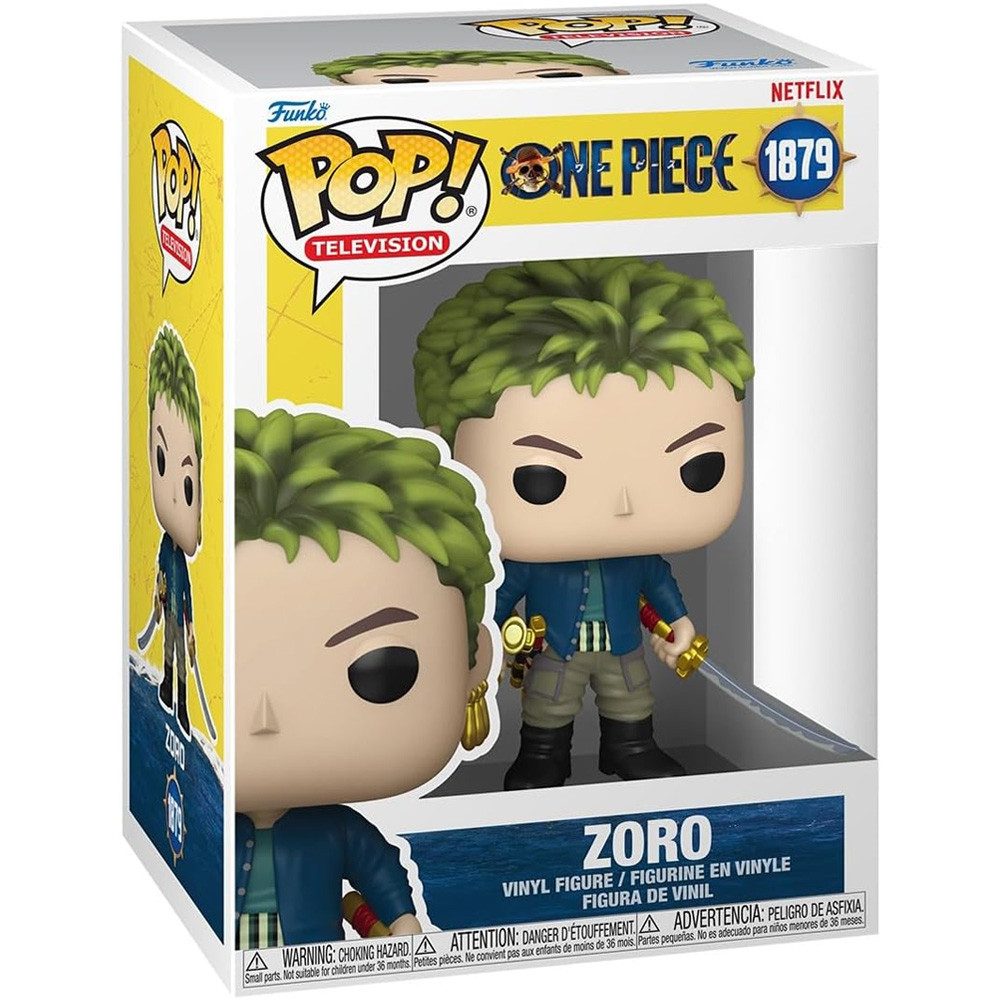 One Piece Actionfigur Funko POP! One Piece S1 Zoro, 10 cm