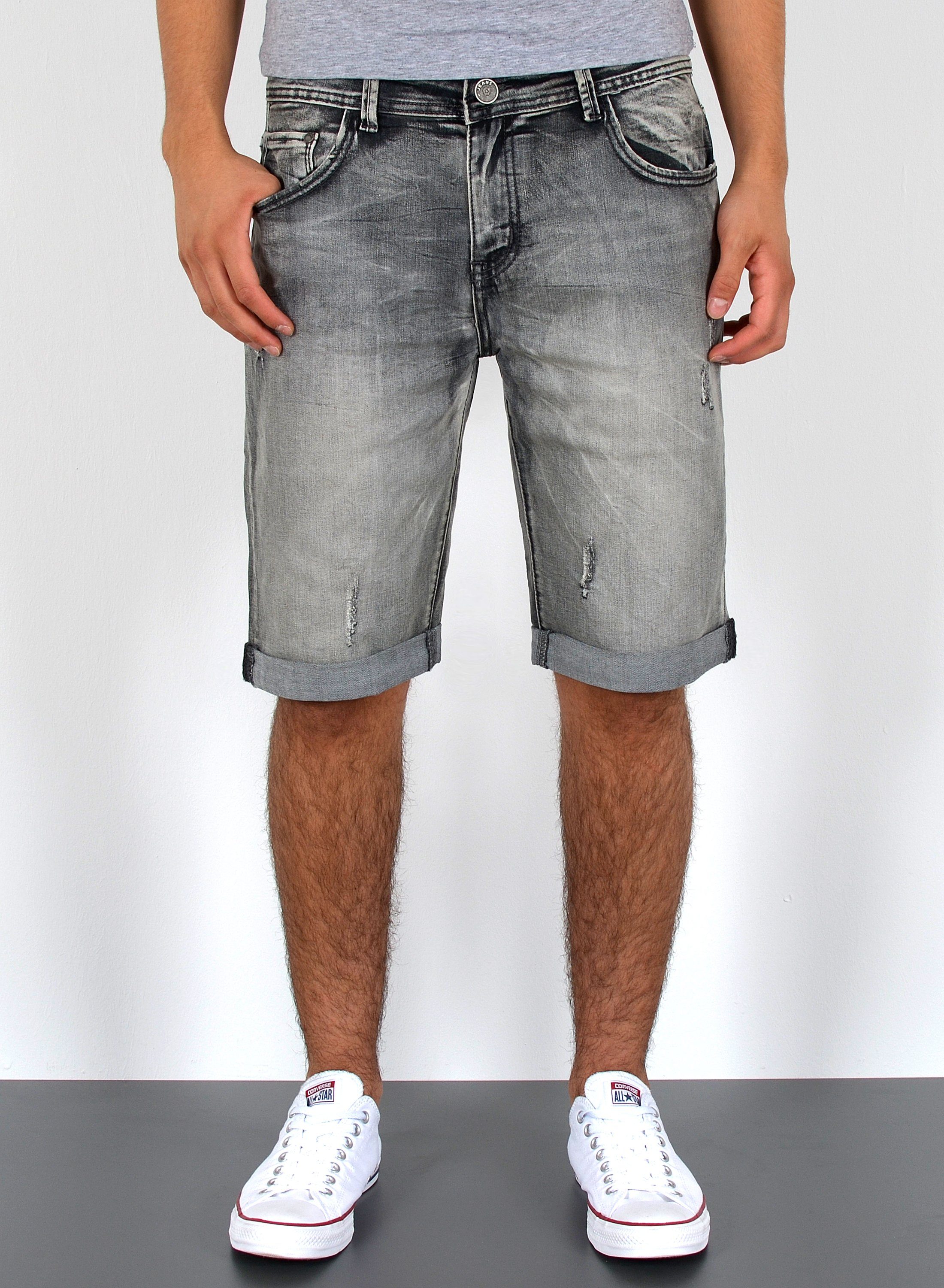 ESRA Jeansshorts Herren Sommerhose Jeans Shorts günstig online kaufen