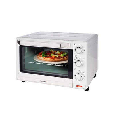 KORONA Minibackofen Mini-Backofen 57158, 24 L, 1500 W, Miniofen, Toastofen, Umluft, 4 Edelstahl Heizelemente