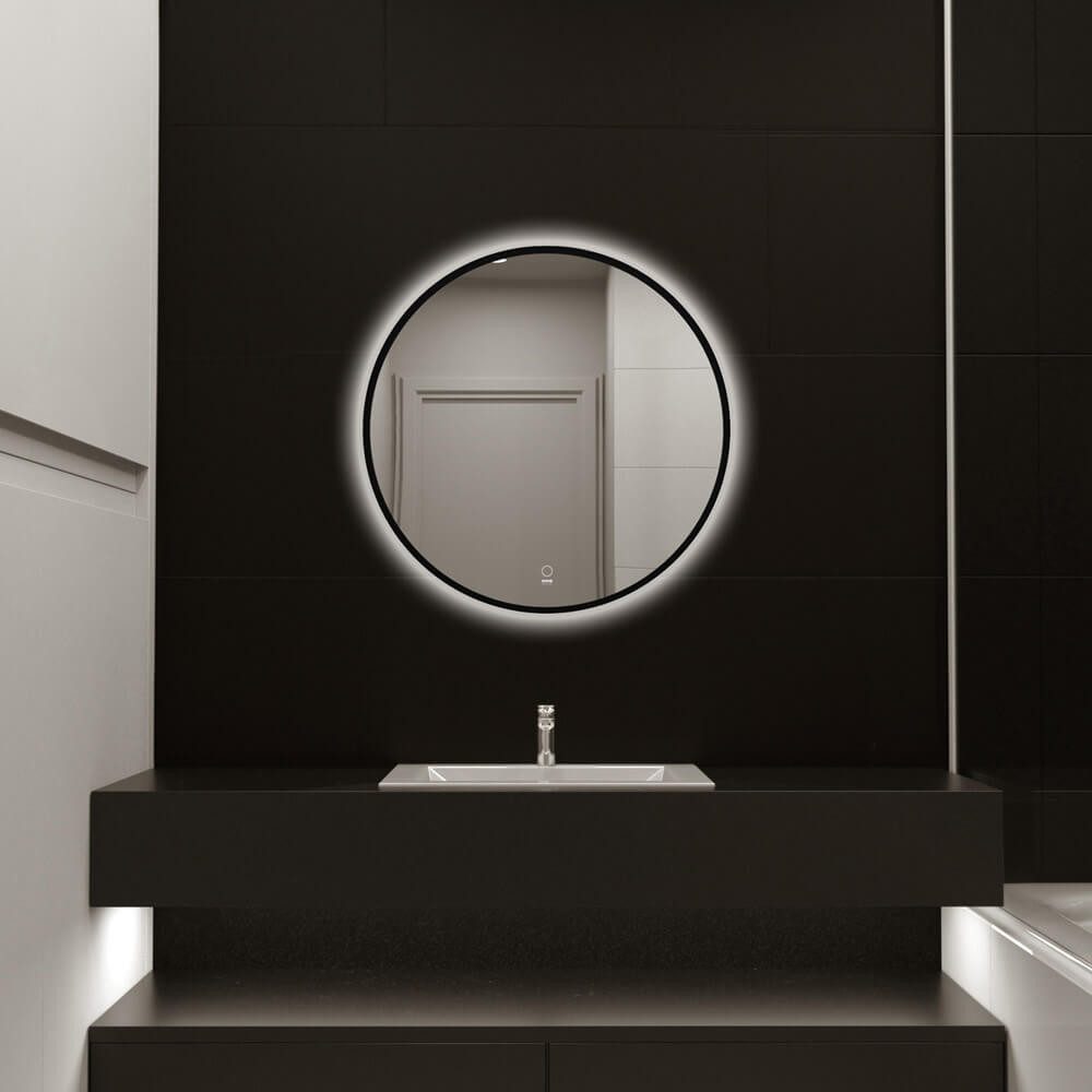 HOME DELUXE Badspiegel LED-Spiegel Rund DUBI günstig online kaufen