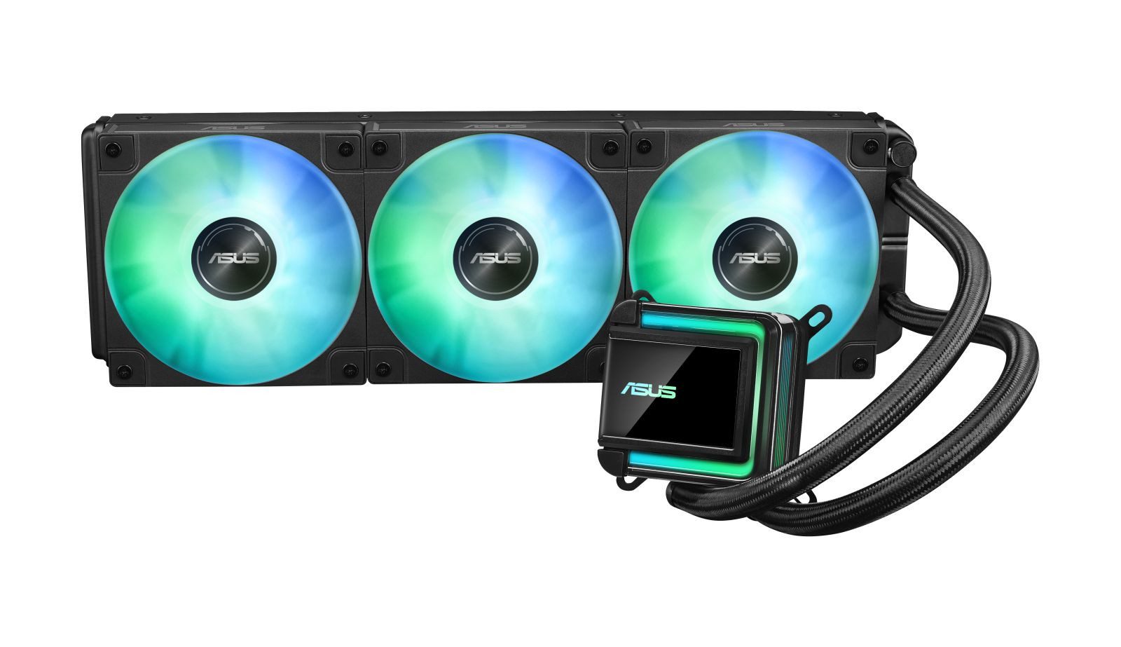 Asus CPU Kühler LC 360 ARGB, All-in-One-Flüssigkeitskühler, 12 cm, Schwarz