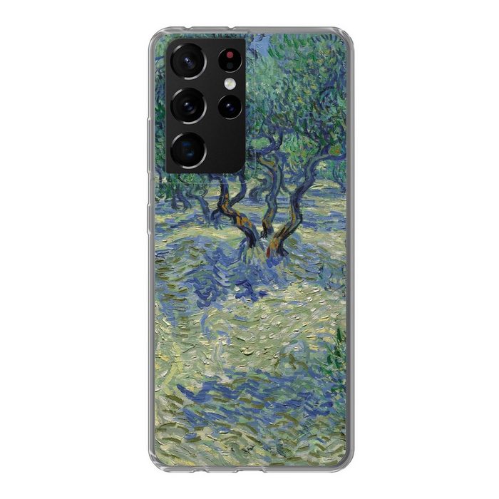 MuchoWow Handyhülle Der Olivenhain - Vincent van Gogh Phone Case Handyhülle Samsung Galaxy S21 Ultra Silikon Schutzhülle