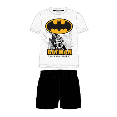 Batman Pyjama Kurzer Jungen-Pyjama "Batman - The Dark Knight", Gr. 134-164 (Set, 2 tlg)