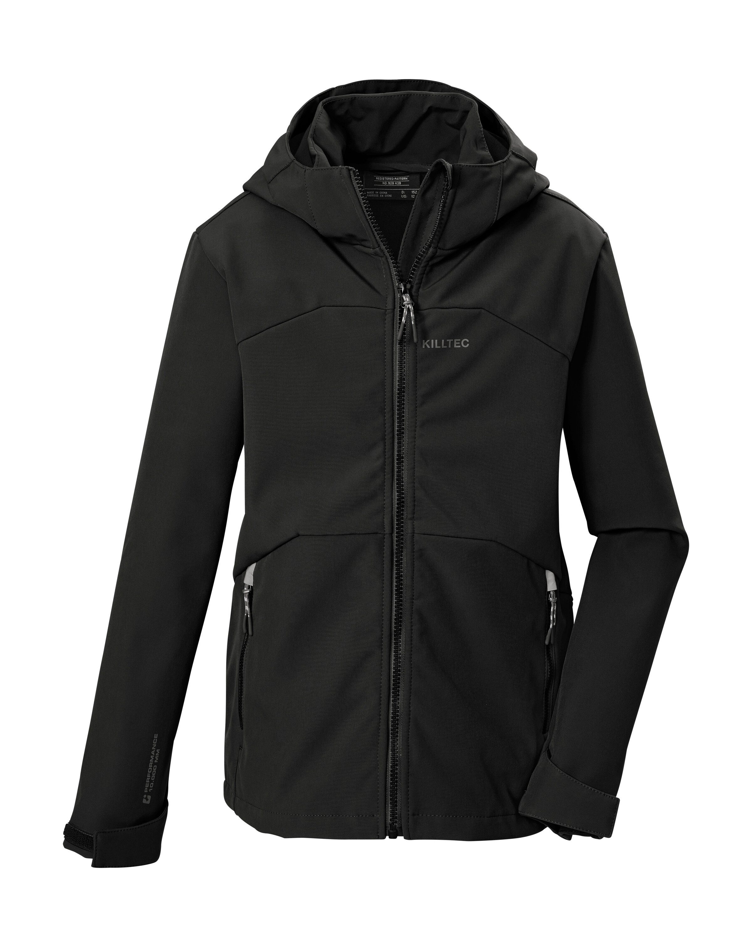 Killtec Softshelljacke KOW 176 BYS SFTSHLL JCKT Wind- und wasserabweisende Kinderjacke mit Fleece und Kapuze