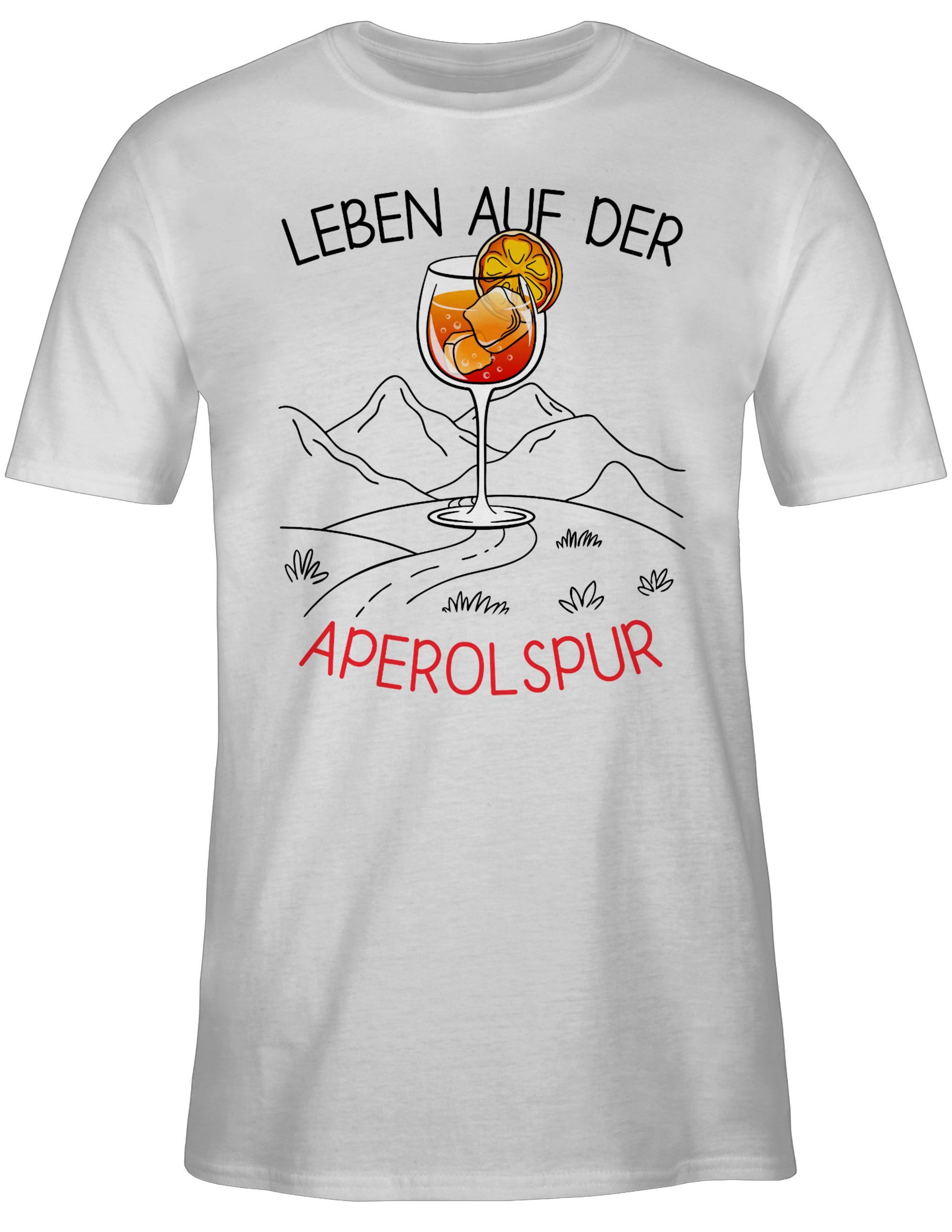 Shirtracer T-Shirt Leben auf der Aperolspur, günstig online kaufen