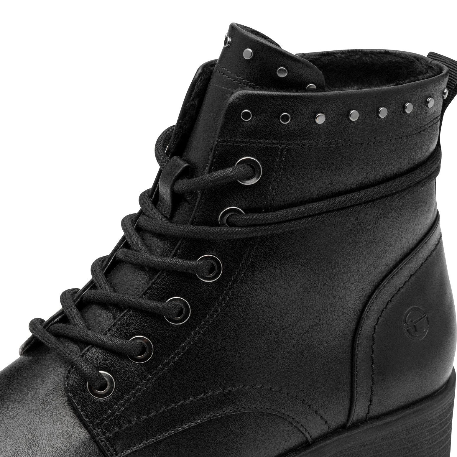 Tamaris Schnürstiefelette, Blockabsatz, Schnürboots mit Nieten günstig online kaufen