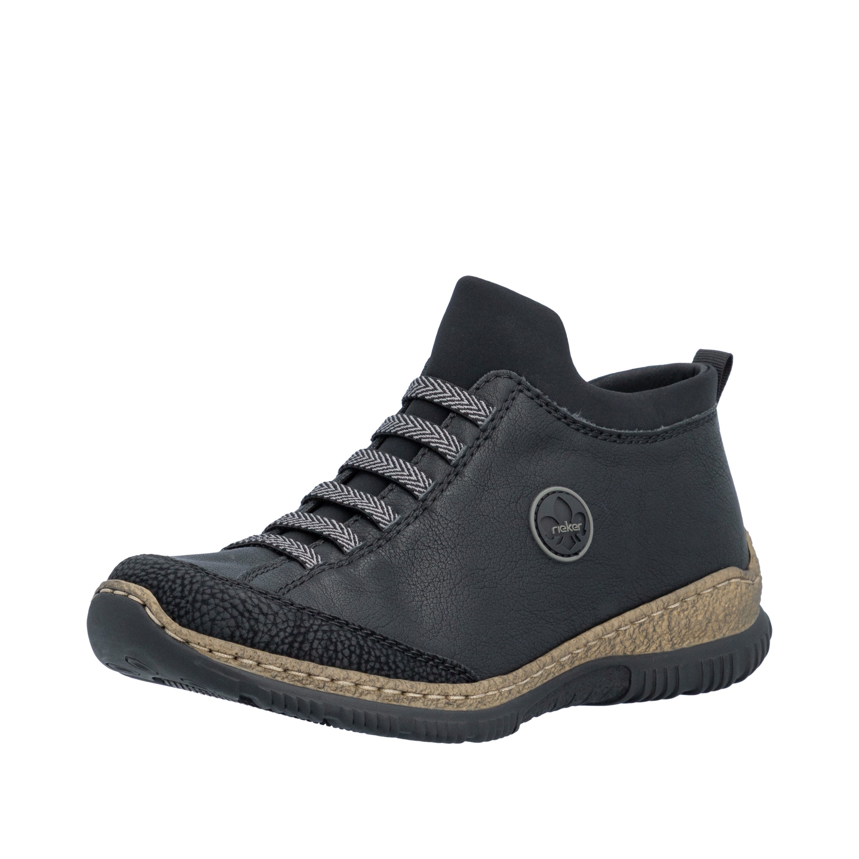 Rieker Slip-On Sneaker Schlupfschuh, Halbschuh, Casual-Sneaker mit MemoSoft-Innensohle