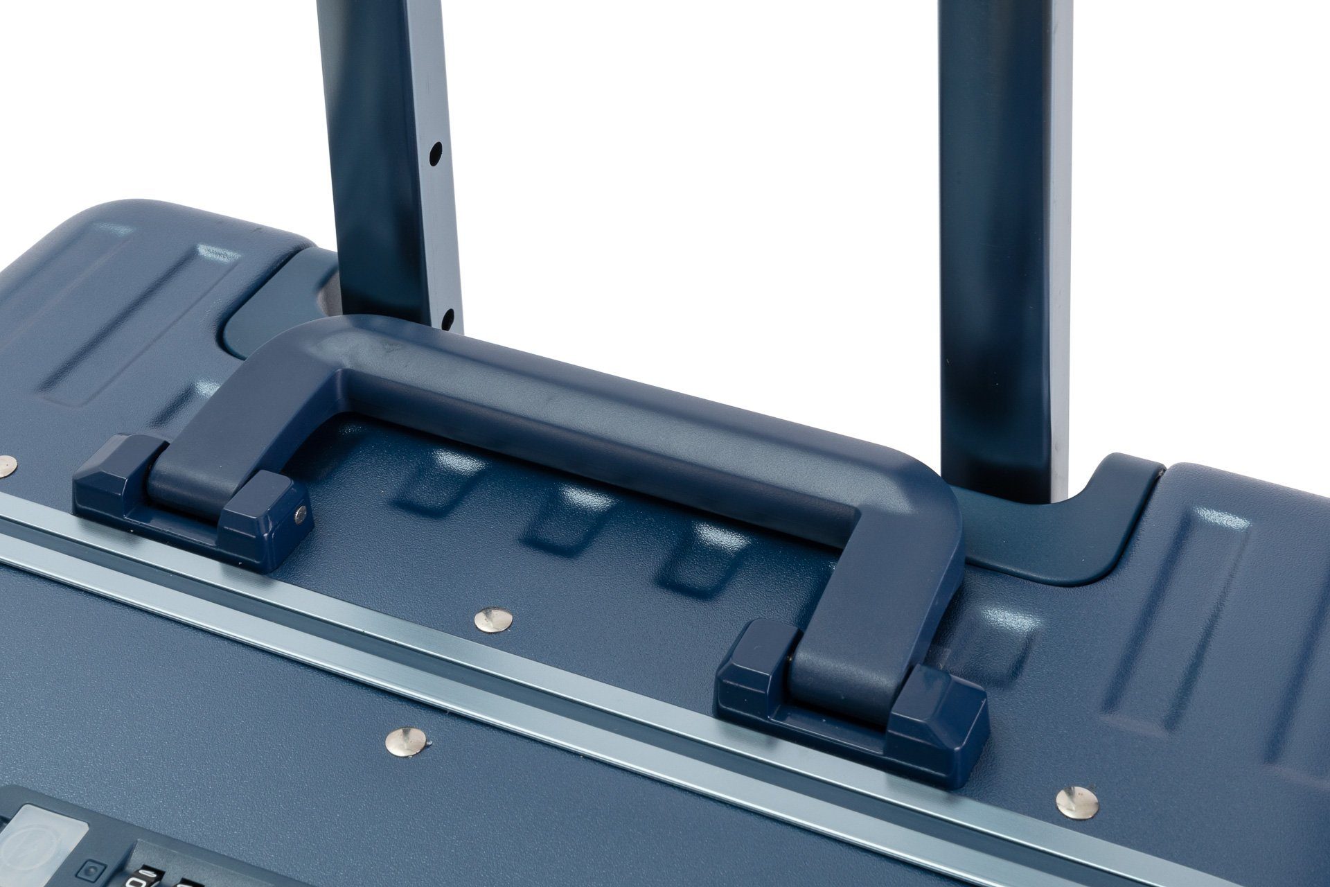 Travelhouse Hartschalen-Trolley Roma, 4 Rollen, mit USB und Getränkehalter Aluminium-Rahmen & Polycarbonat Hartschale