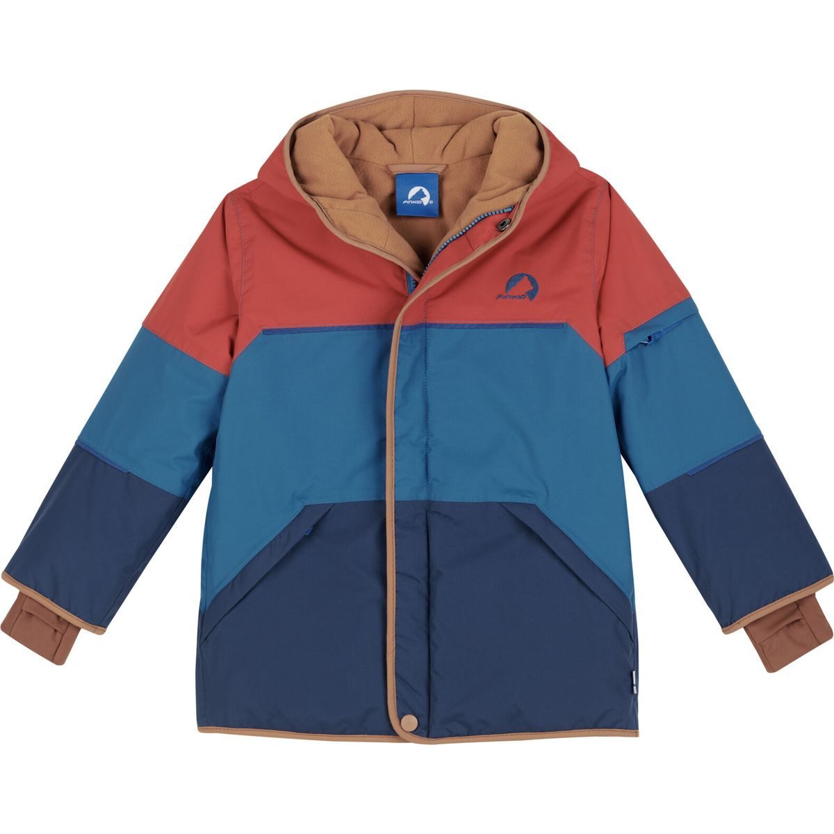 Finkid Hardshelljacke Taika Snow Hochfunktionale Kinder-Winterjacke mit modernem Design, wasser- und