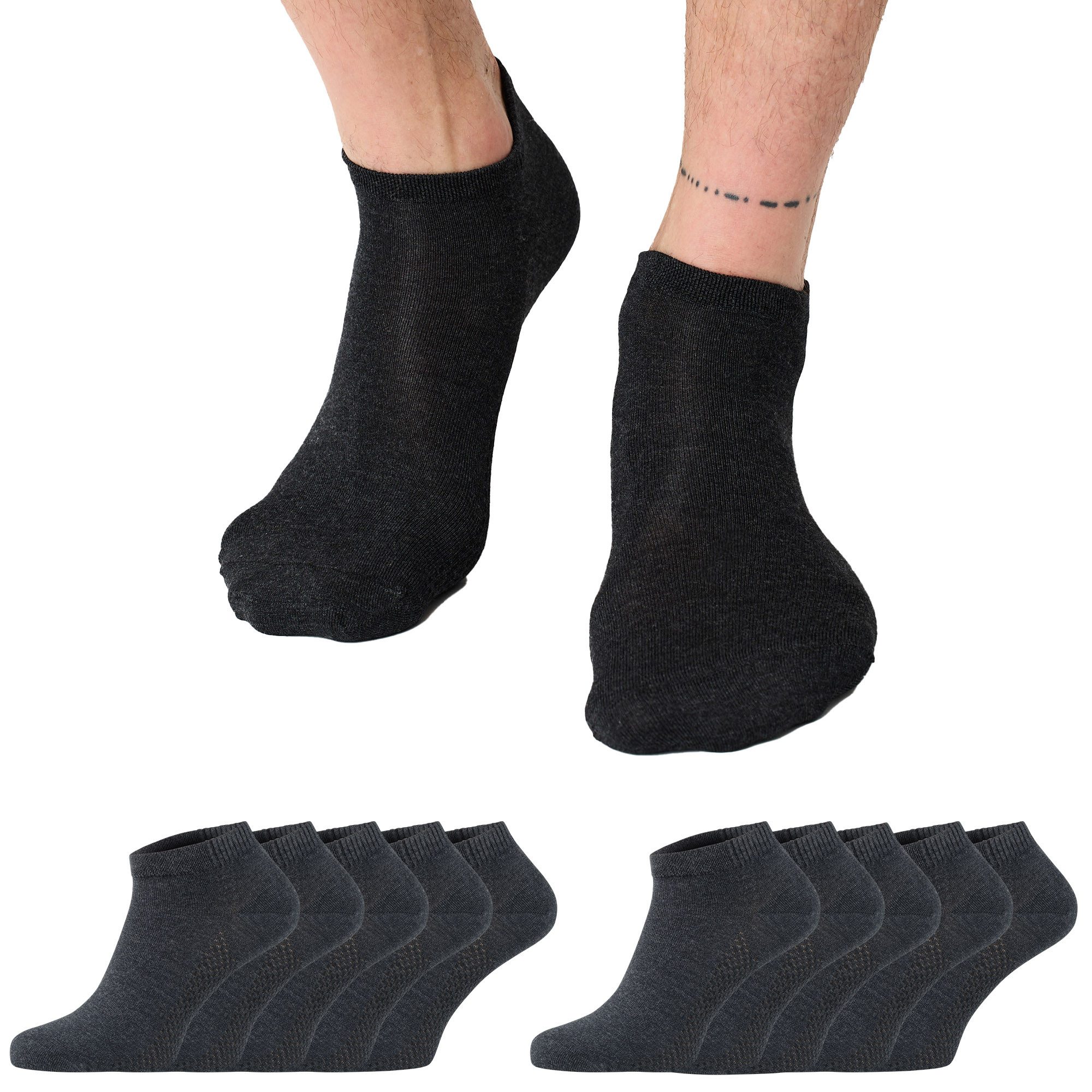 Nur Die Sneakersocken Bambus (10-Paar) Männer günstig online kaufen