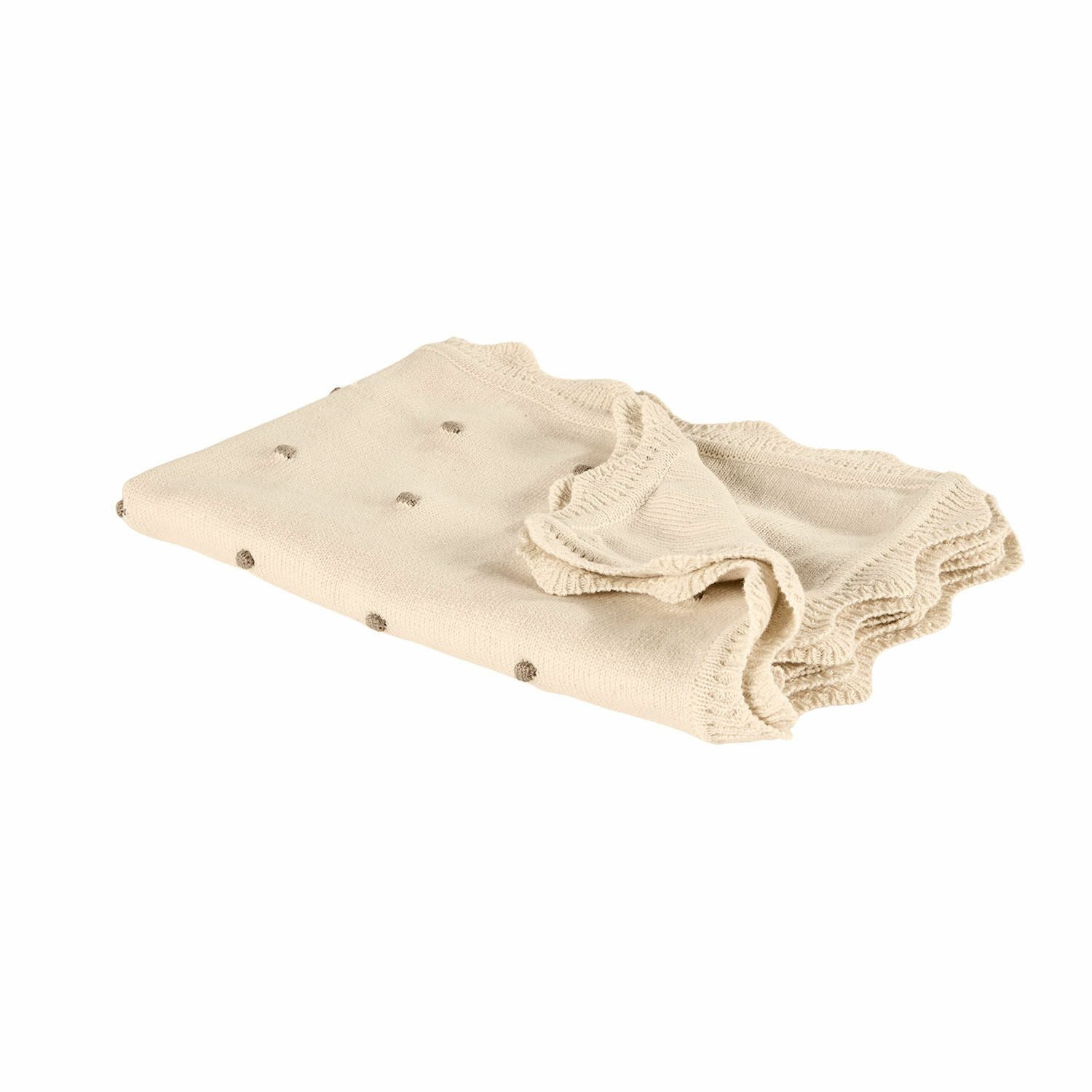 Babydecke Plaid Saphie creme, Mirabeau