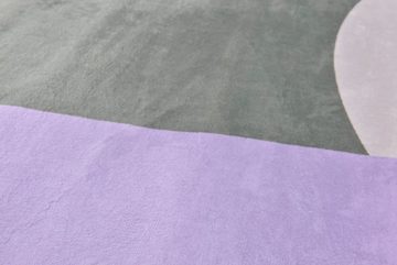 Teppich Shapes - EIGHT, TOM TAILOR HOME, Motivform, Höhe: 5 mm, Kurzflor, bedruckt, modernes Design