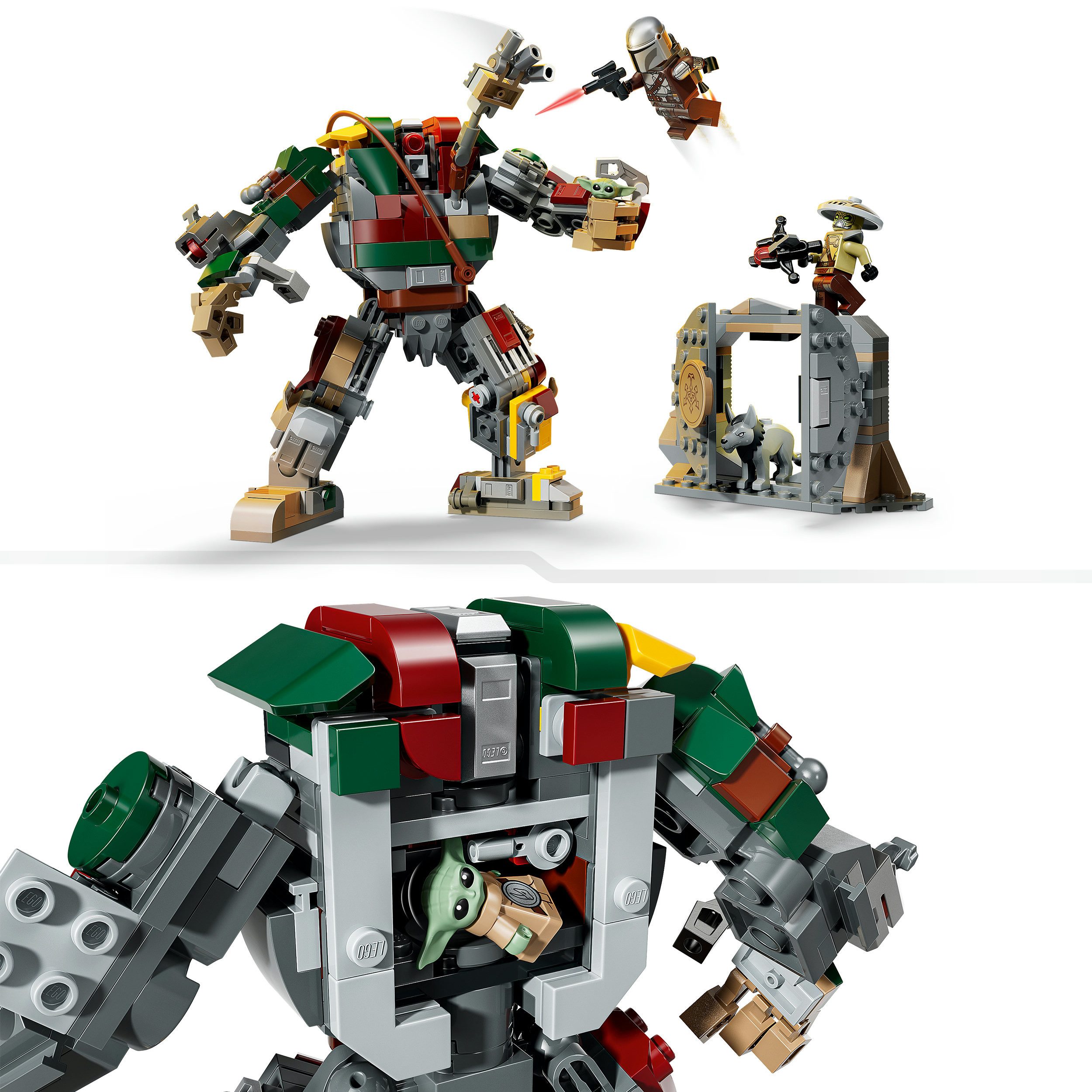 LEGO® Showdown mit dem Wächterdroiden am Huttenpalast (75451) Konstruktionsspielsteine, (415 St), LEGO Star Wars, Made in Europe – Bild 4 von 5