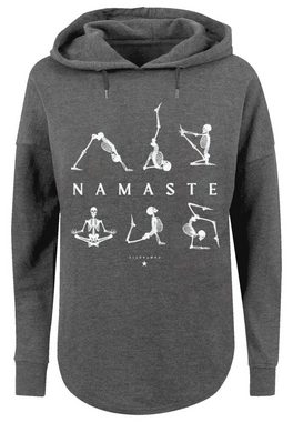 F4NT4STIC Sweatshirt Namaste Yoga Skelett Halloween Print