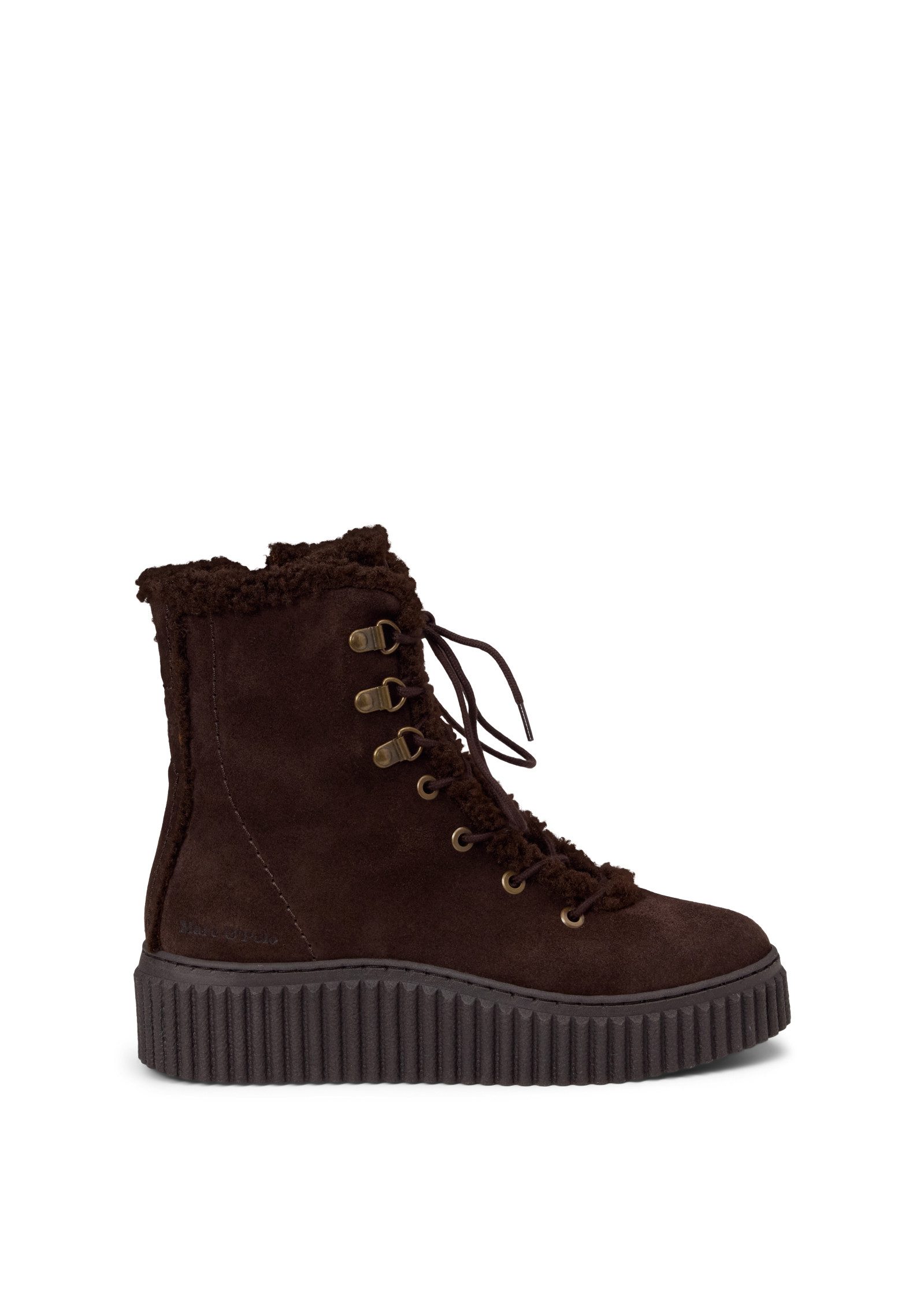 Marc O'Polo mit markanter Rillen-Plateausohle Stiefelette