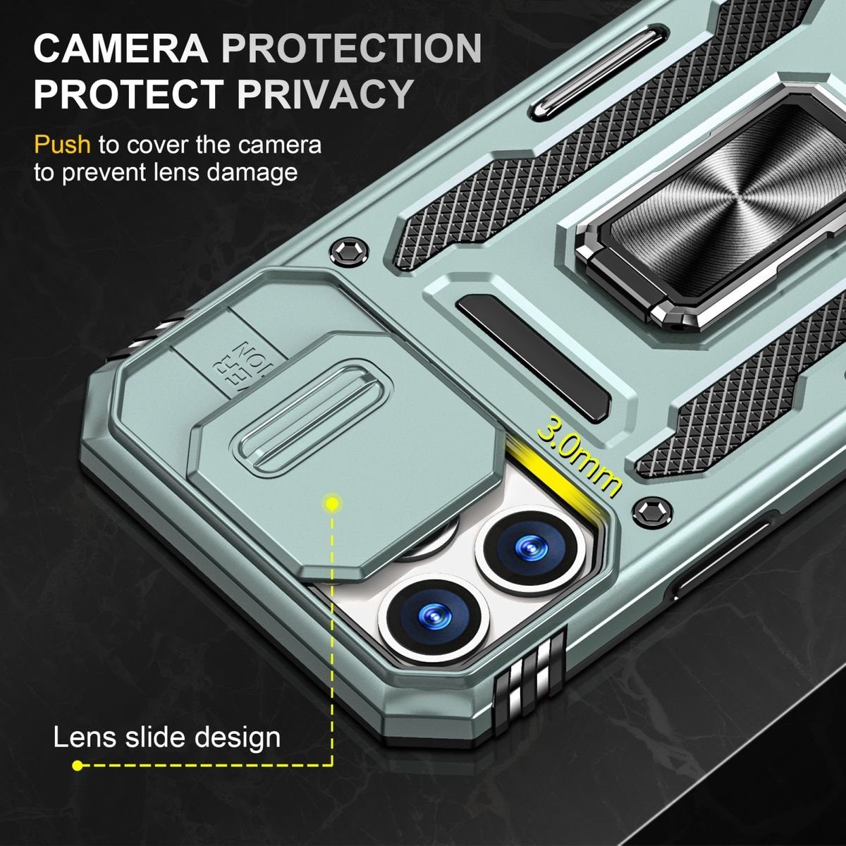 König Design Handyhülle Apple iPhone 15 Pro, Schutzhülle Case Cover Backcover Etuis Bumper