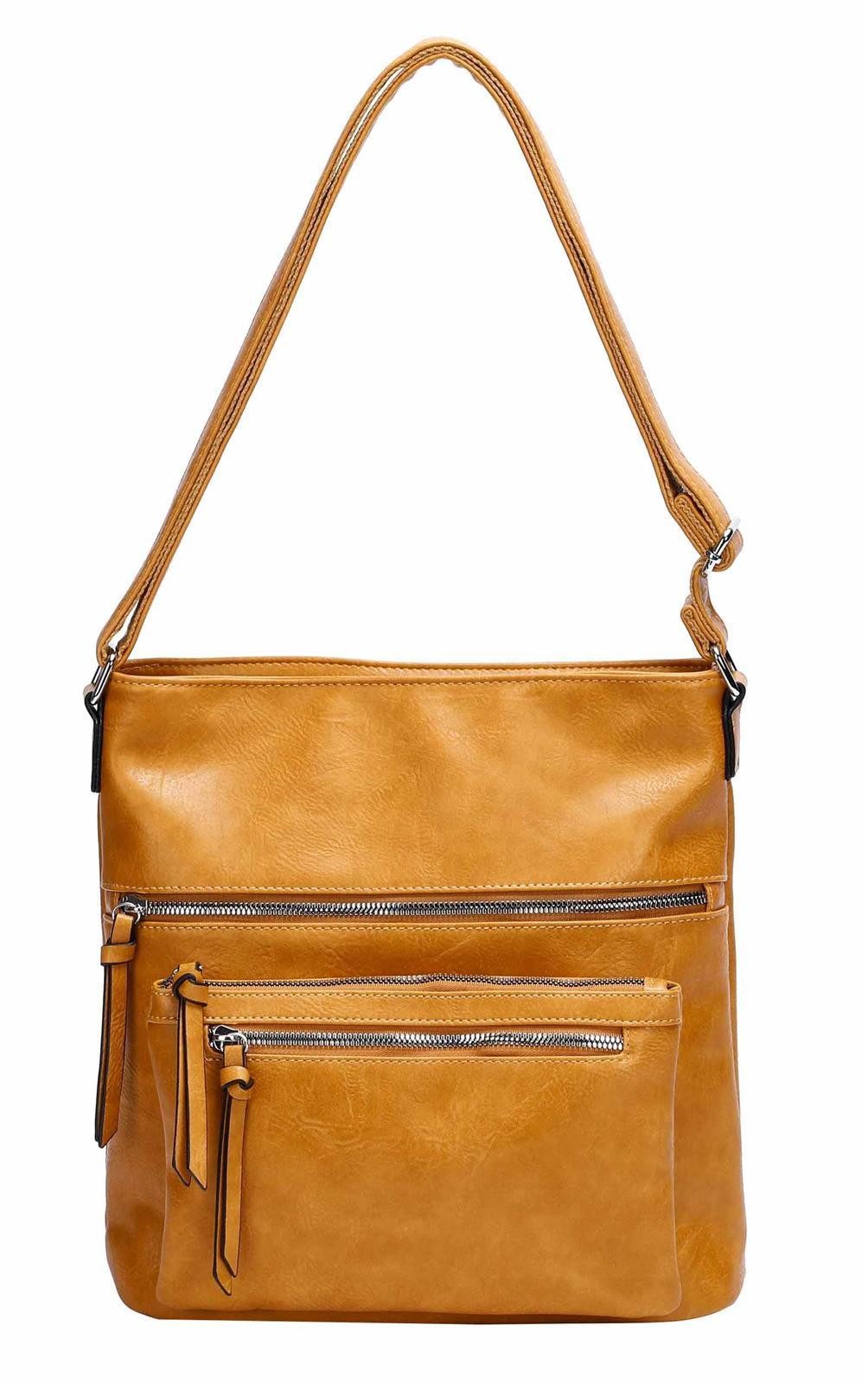 Schultertasche Damen Tasche Umhängetasche Shopper CrossOver Handtasche Henkeltasche