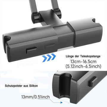 Diida Autohalterung für Computer und Handys,Flacher Halter,360°-Drehung Tablet-Ständer