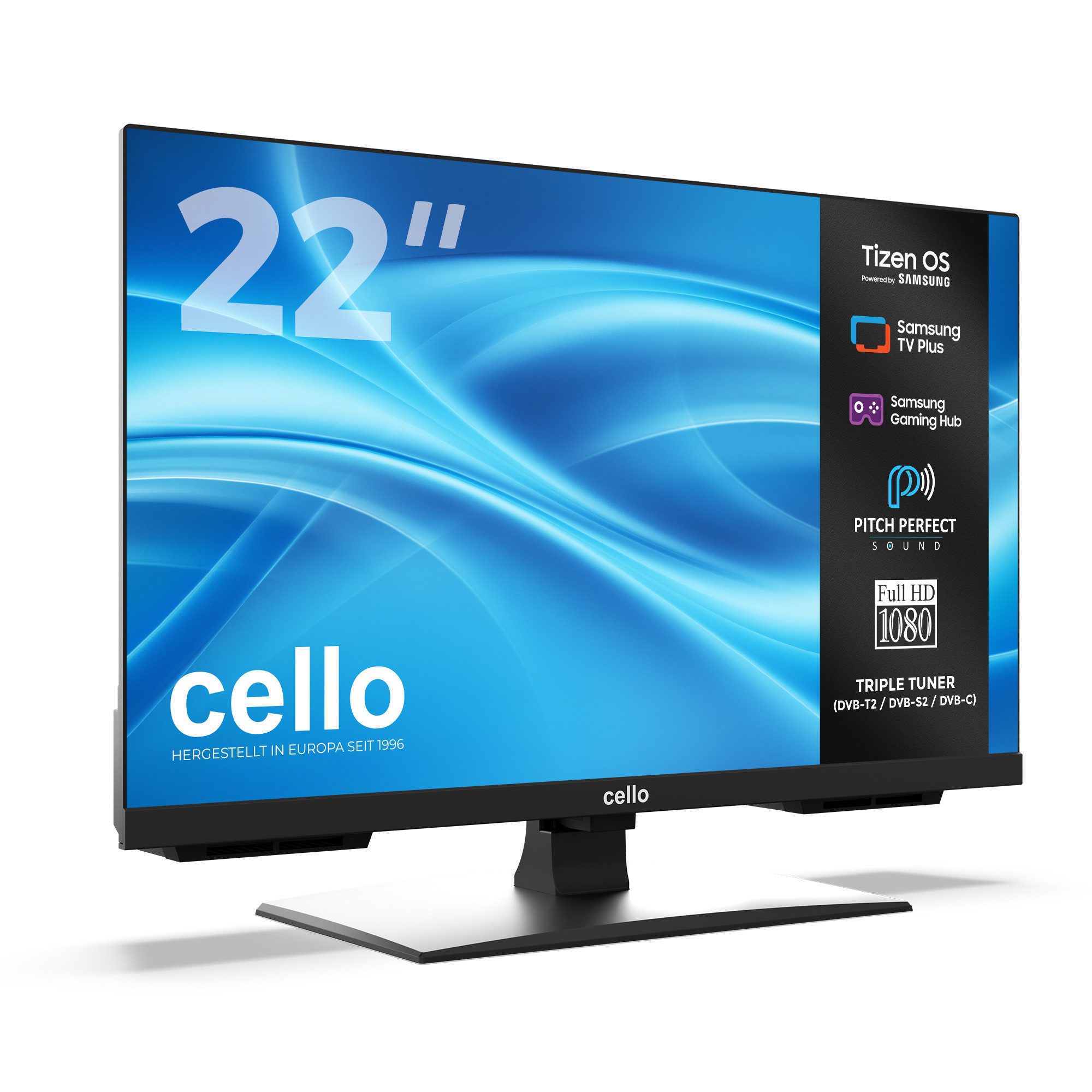 Cello C2226TZH LED-Fernseher (55 cm/22 Zoll, Full HD, Smart-TV)