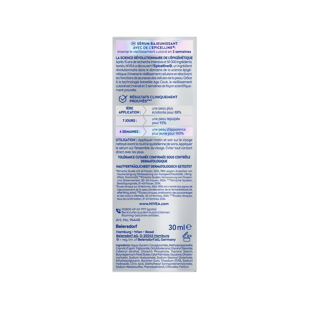 Nivea Anti-Falten-Serum CELLULAR EPIGENETICS VERJÜNGENDES SERUM, Anti-Aging, für alle Hauttypen, verjüngend, pflegend