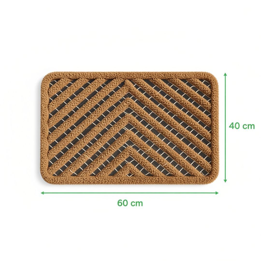 Waidmeister Fußmatte Fußmatte Kokos Außen 40x60 cm – Wetterfeste Schmutzfangmatte