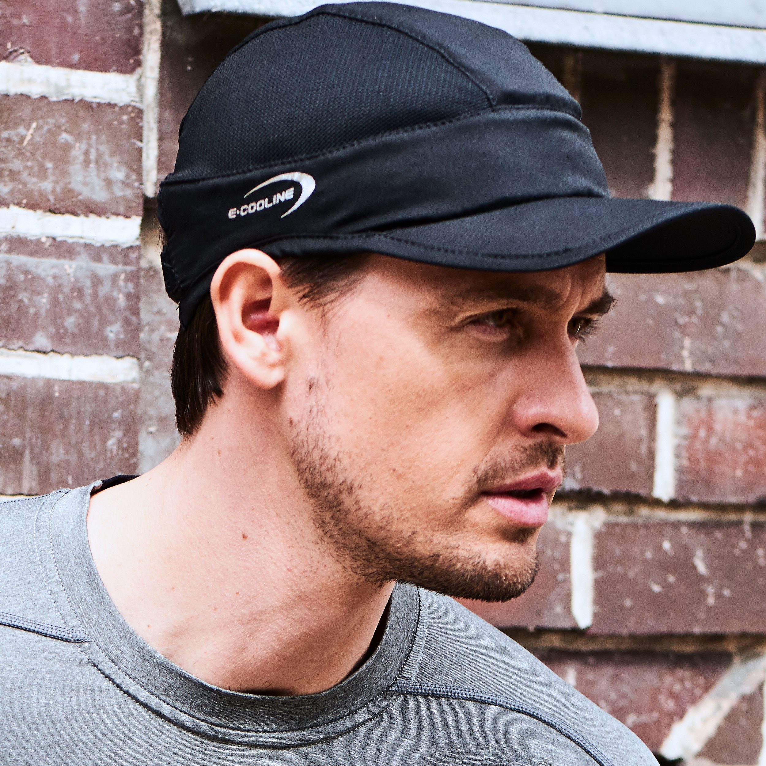 E.COOLINE Baseball Cap - kühlendes Basecap light - Kühlung durch Aktivierung mit Wasser Klimaanlage zum Anziehen