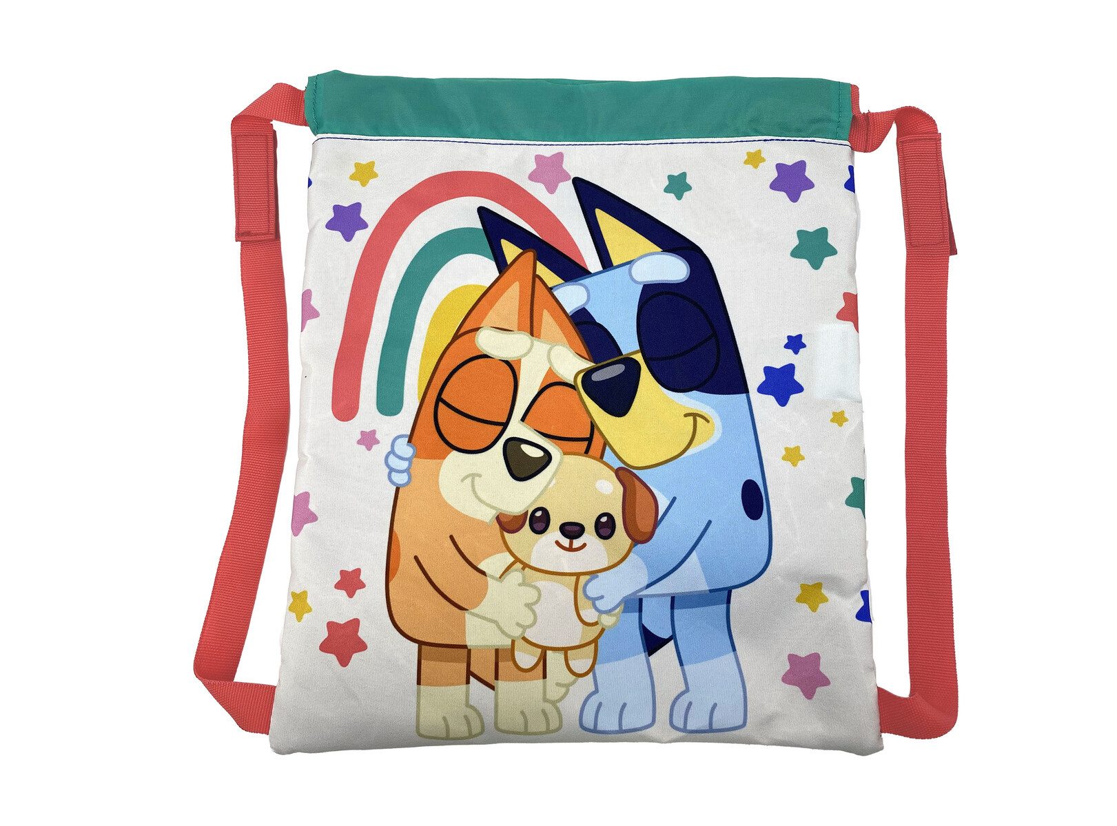 Bluey Kinderrucksack mit Kordelzug leichter Beutelrucksack für Ausflug und Kita (1-tlg)