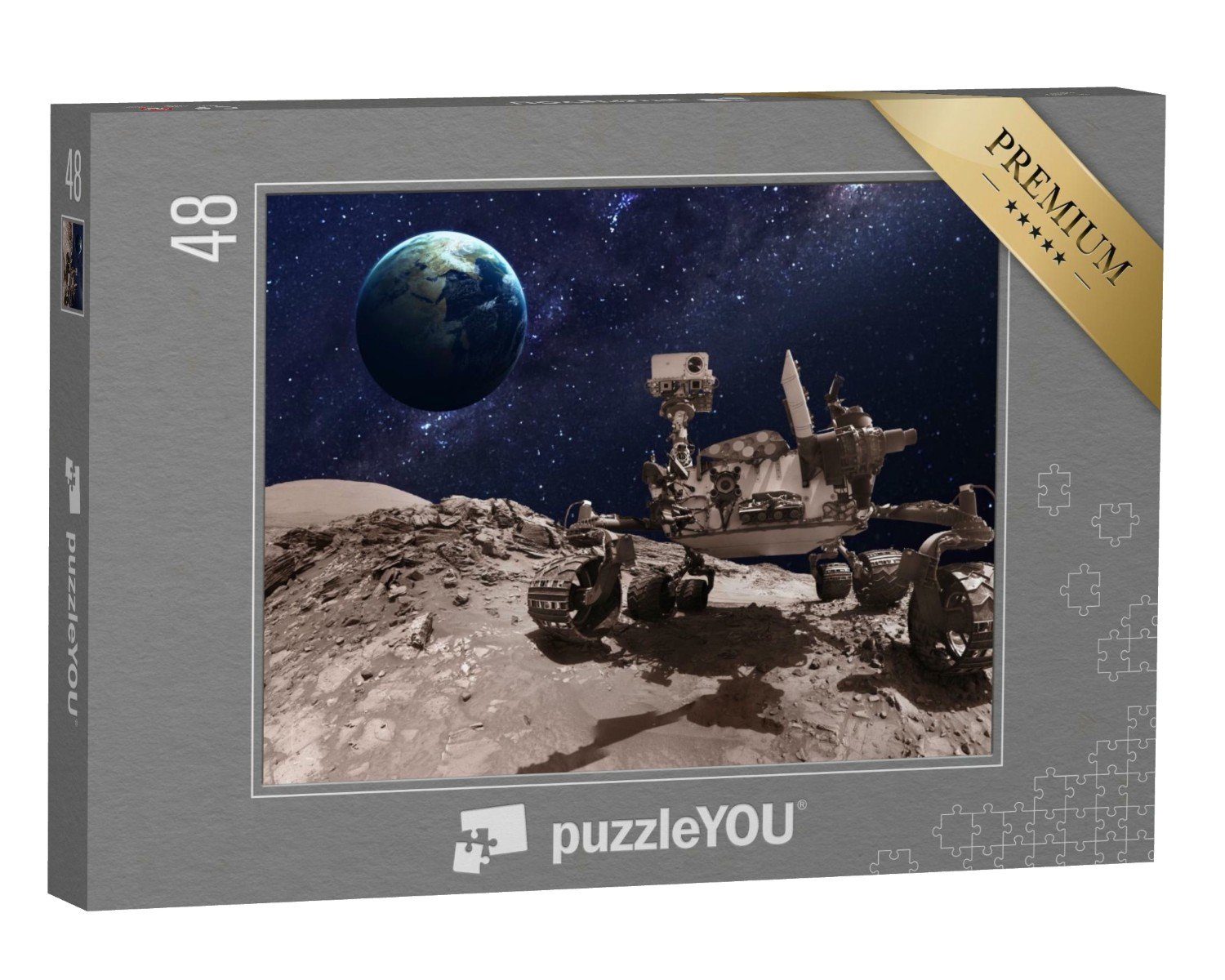 puzzleYOU Puzzle Der Mars-Rover, 48 Puzzleteile, puzzleYOU-Kollektionen