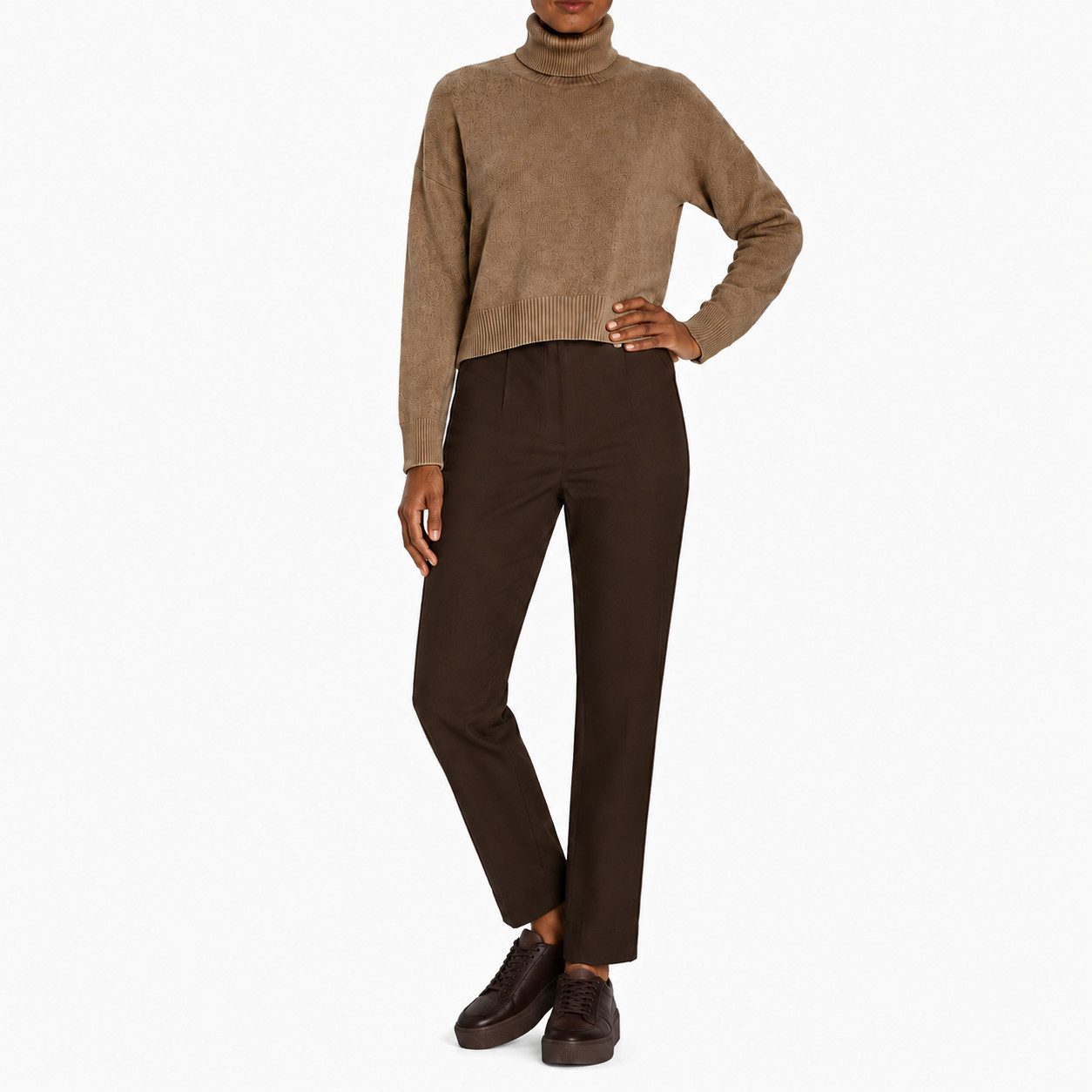ROBELL Stoffhose Bengaline Damenhose Stretch Schlupfhose mit Comfortbund Beruf Businesshose Damen und zugleich Freizeithose Damen