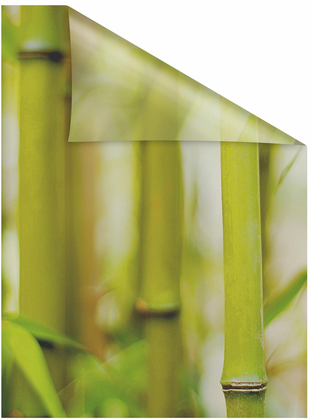 Fensterfolie Bambus Sichtschutz Folie Fenster