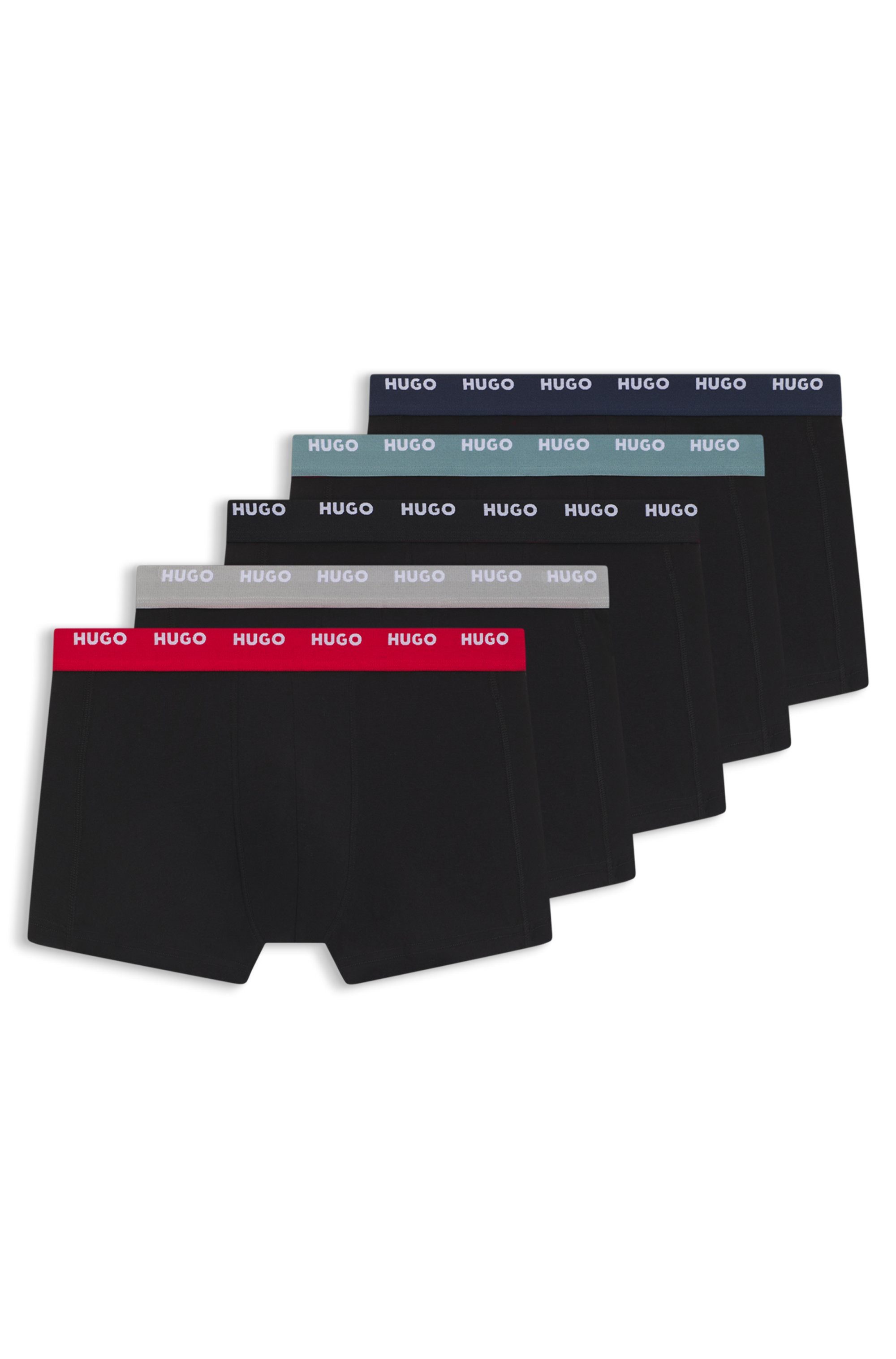 HUGO Trunk FIVE PACK (Packung, 5-St., 5er-Pack) mit HUGO Schriftzug