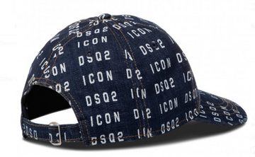 Dsquared2 Baseball Cap Dsquared2 Jeans Denim Icon Logo Baseball Cap Kappe Basebalkappe Hat Hu