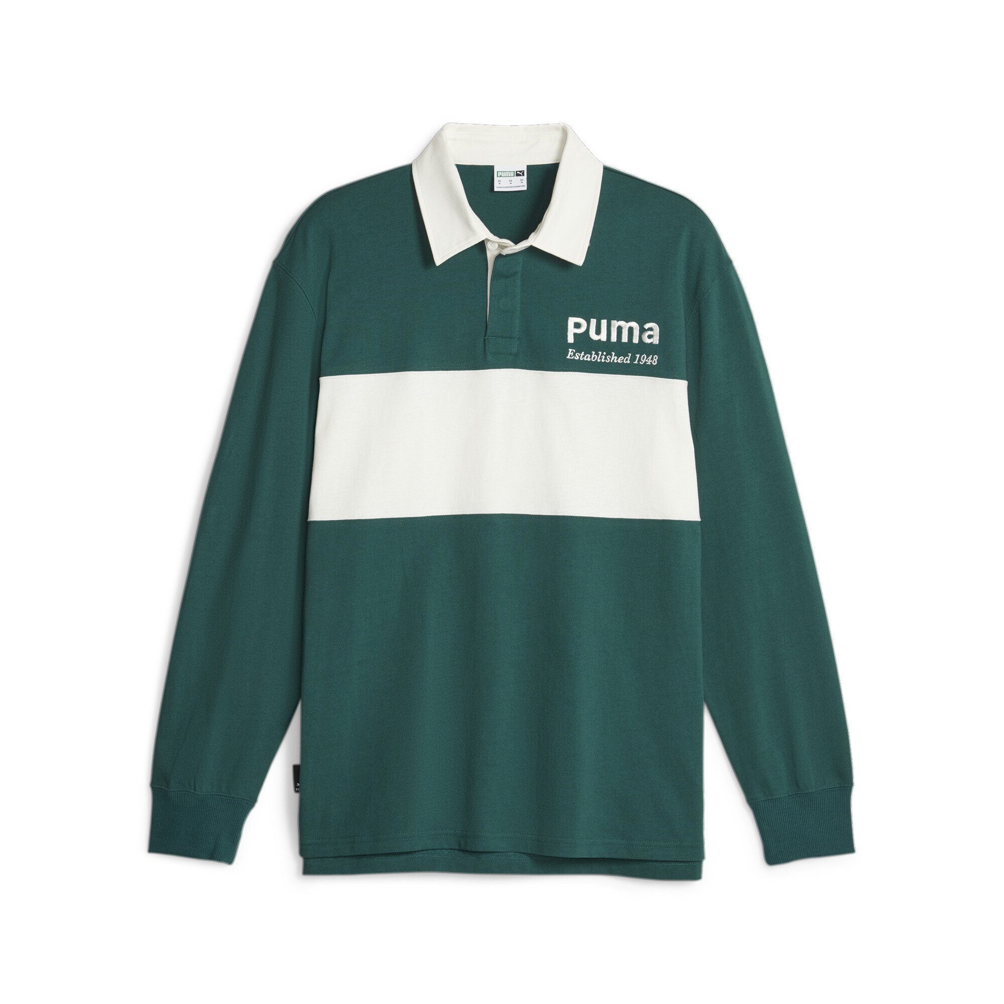 Rugby-Shirt Herren PUMA Malachite PUMA Green Team Poloshirt
