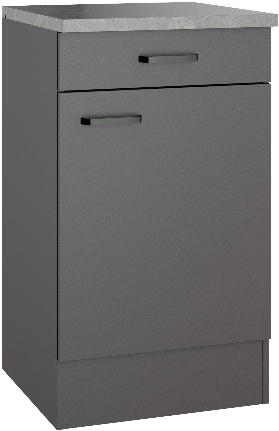 OPTIFIT Unterschrank OPTImulti Breite 50 cm, Tiefe 50 cm, mit 1 Tür, 1 Schubkasten, 1 Einlegeboden