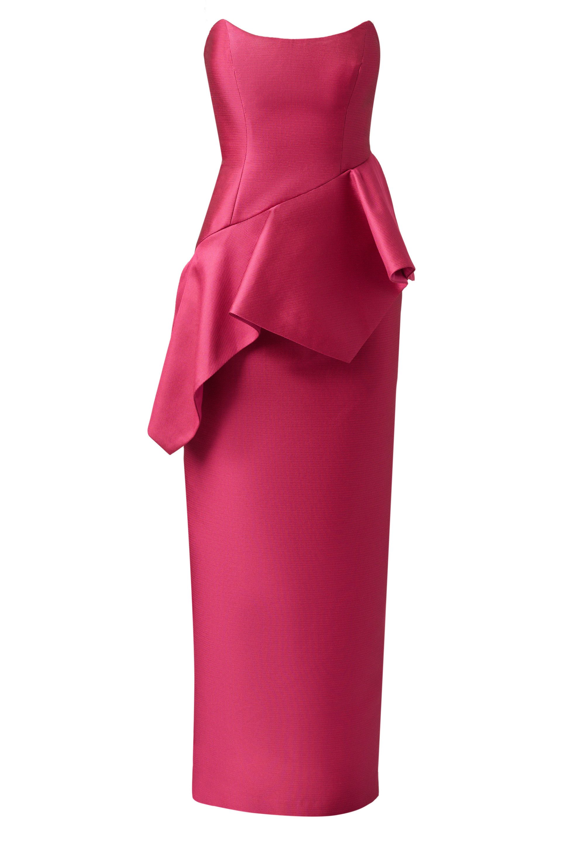 Adrianna Papell Abendkleid Pebble Gazar Long Dress Skulpturales, raffiniertes und glamouröses Abendkleid