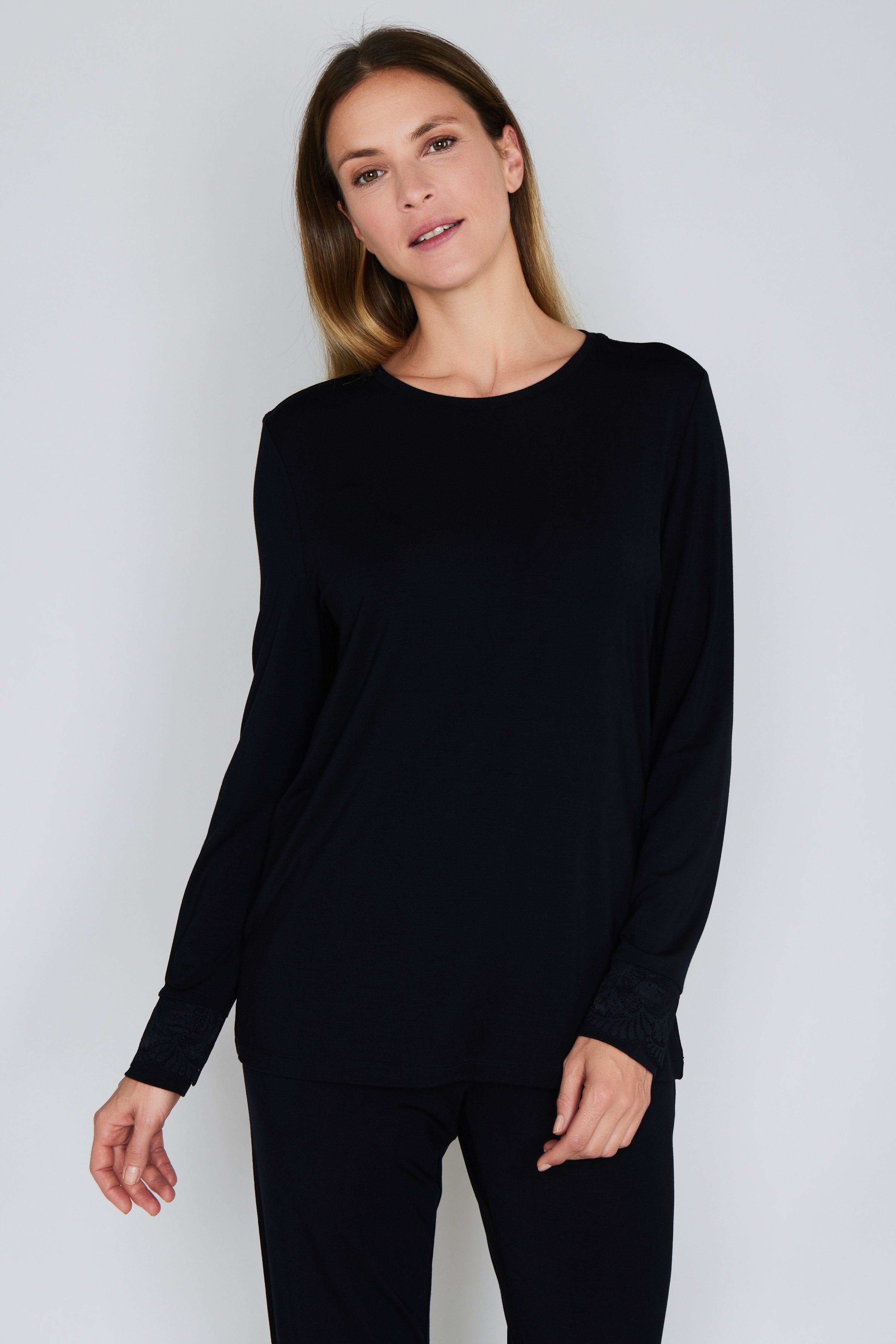 JOOP! Pyjama (2 tlg) Langarm, Regular Fit, Modal-Mix, Rundhalsausschnitt günstig online kaufen