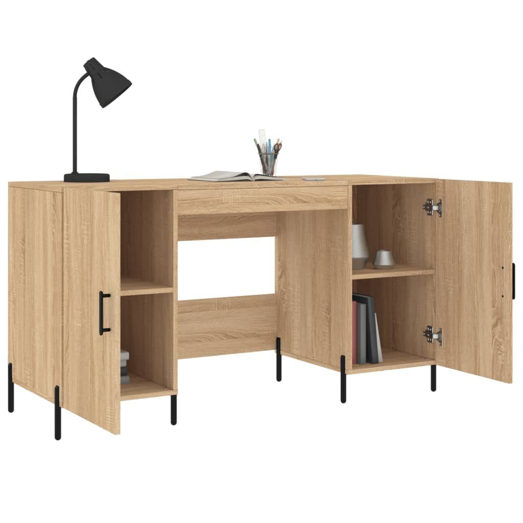 cm Schreibtisch Sonoma-Eiche furnicato Holzwerkstoff 140x50x75