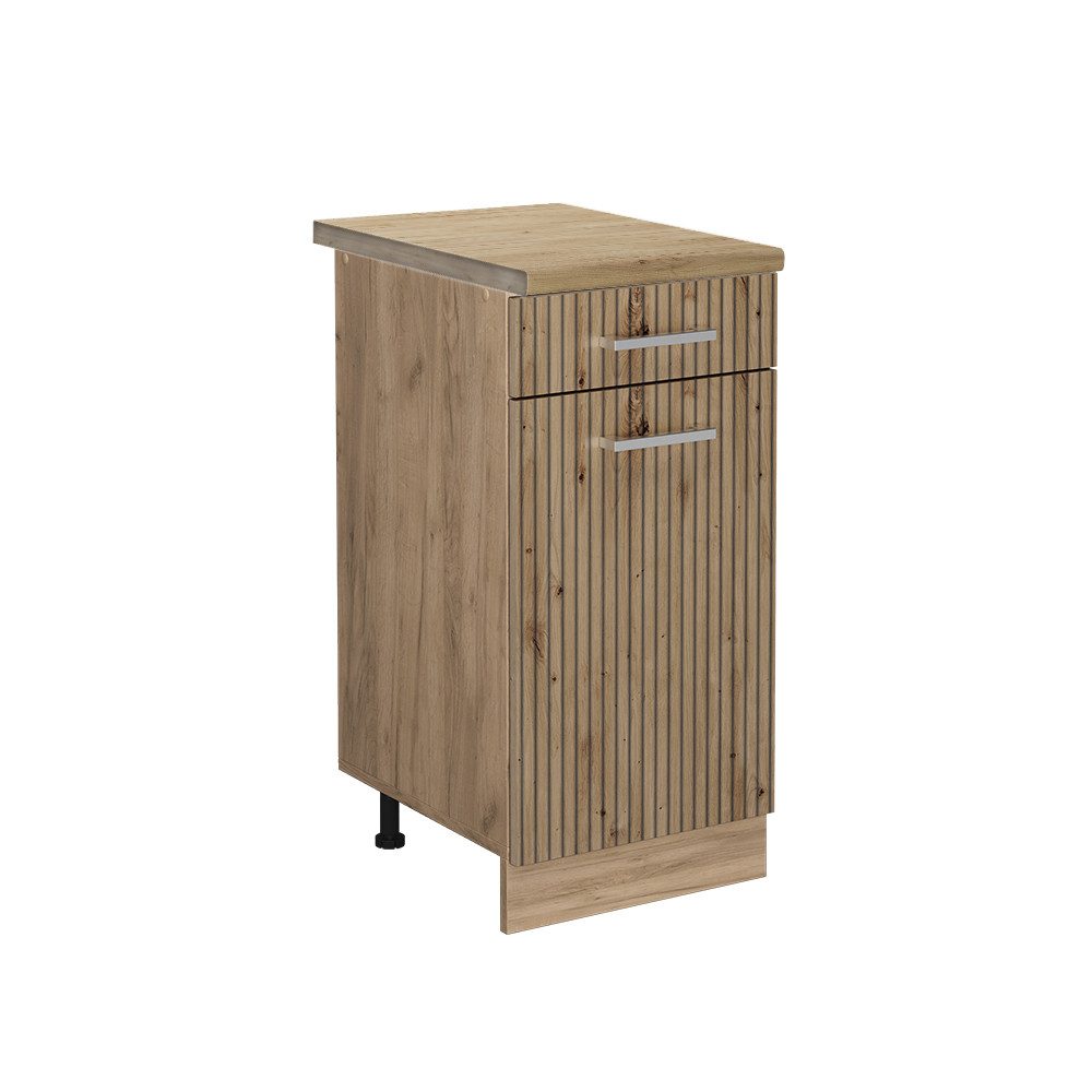 Vicco Unterschrank R-Line, Artisan-Eiche/Goldkraft Eiche, 40 günstig online kaufen